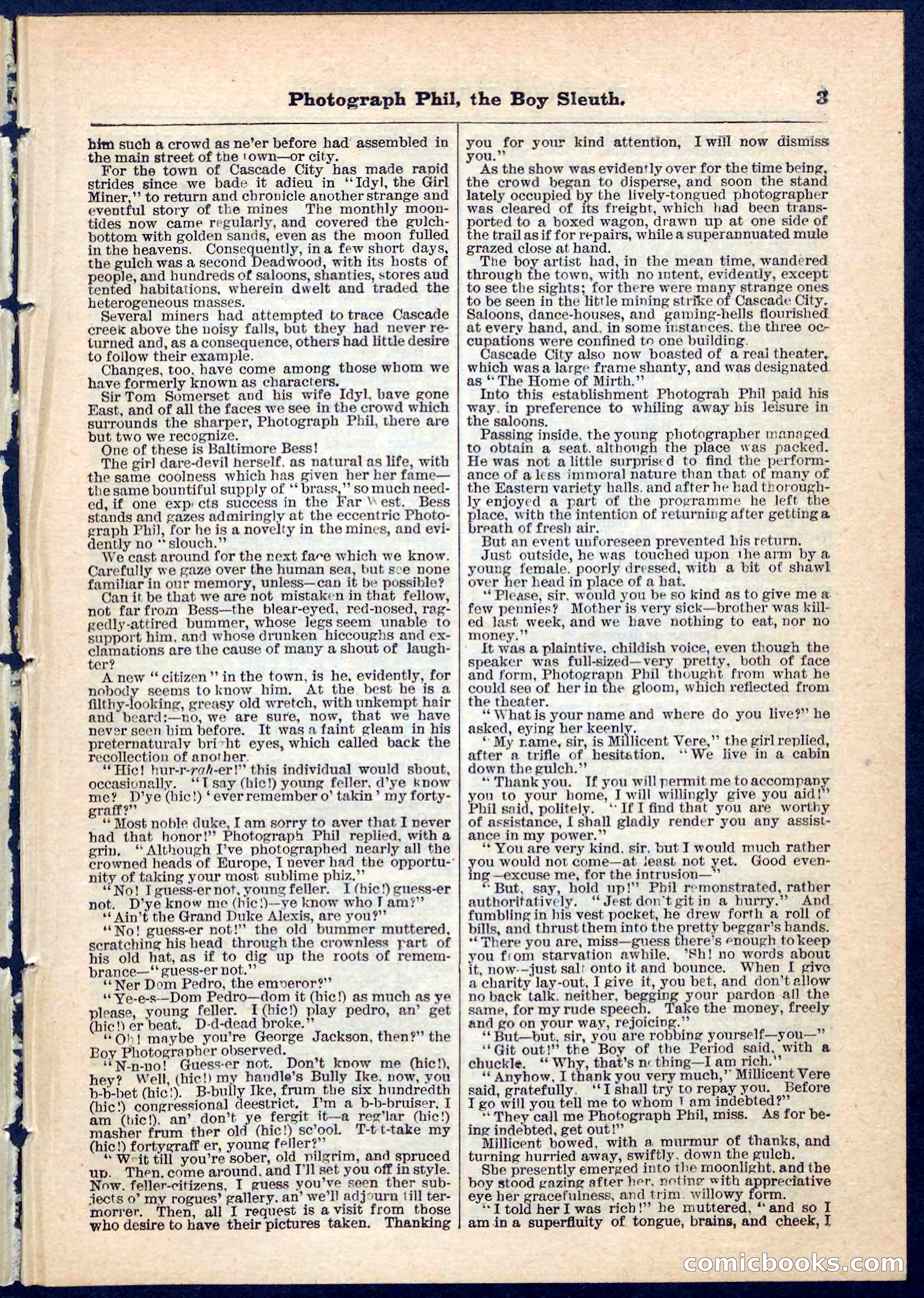 Beadle's Pocket Library No. 73 — page 3 of 32
