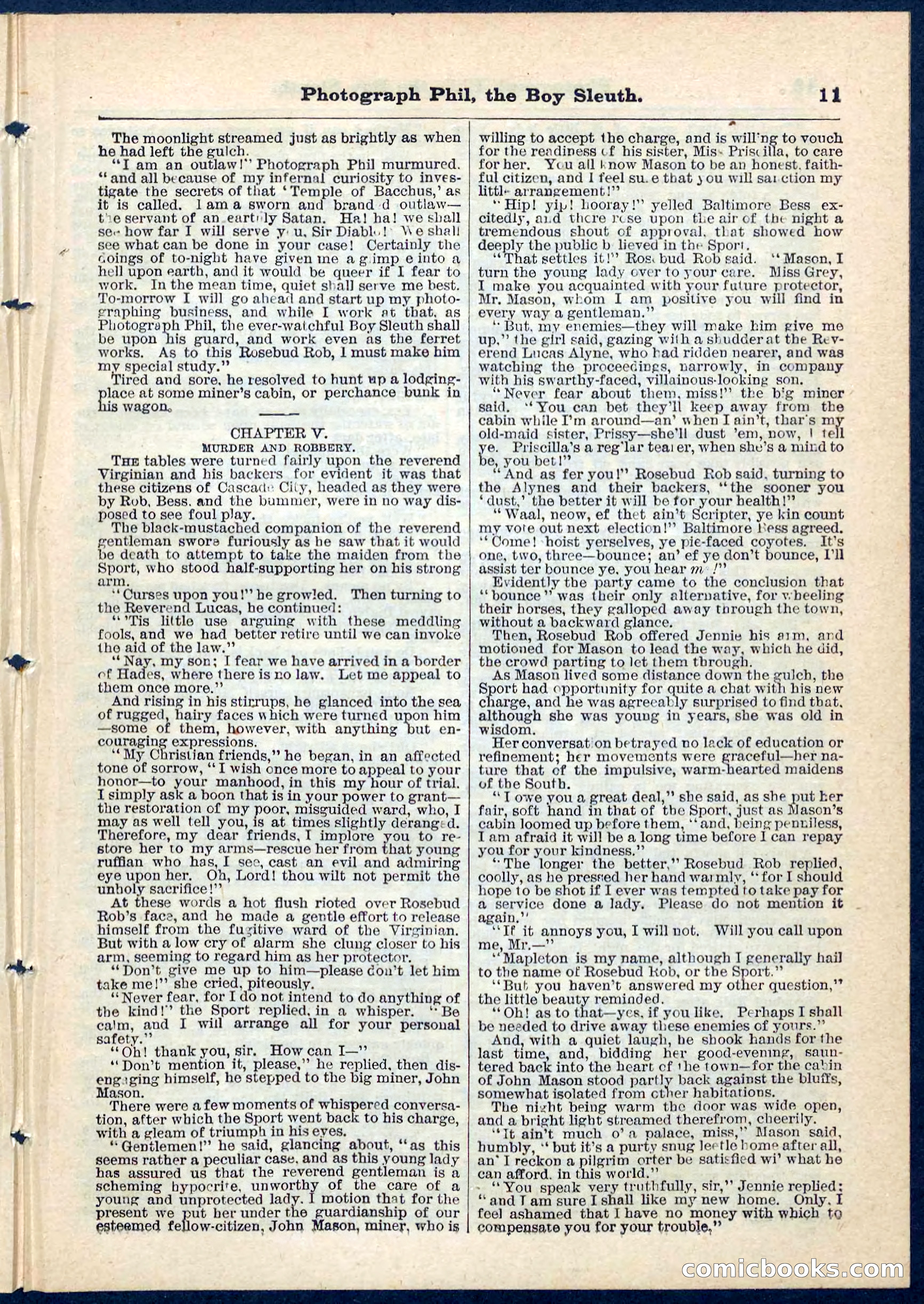 Beadle's Pocket Library No. 73 — page 11 of 32
