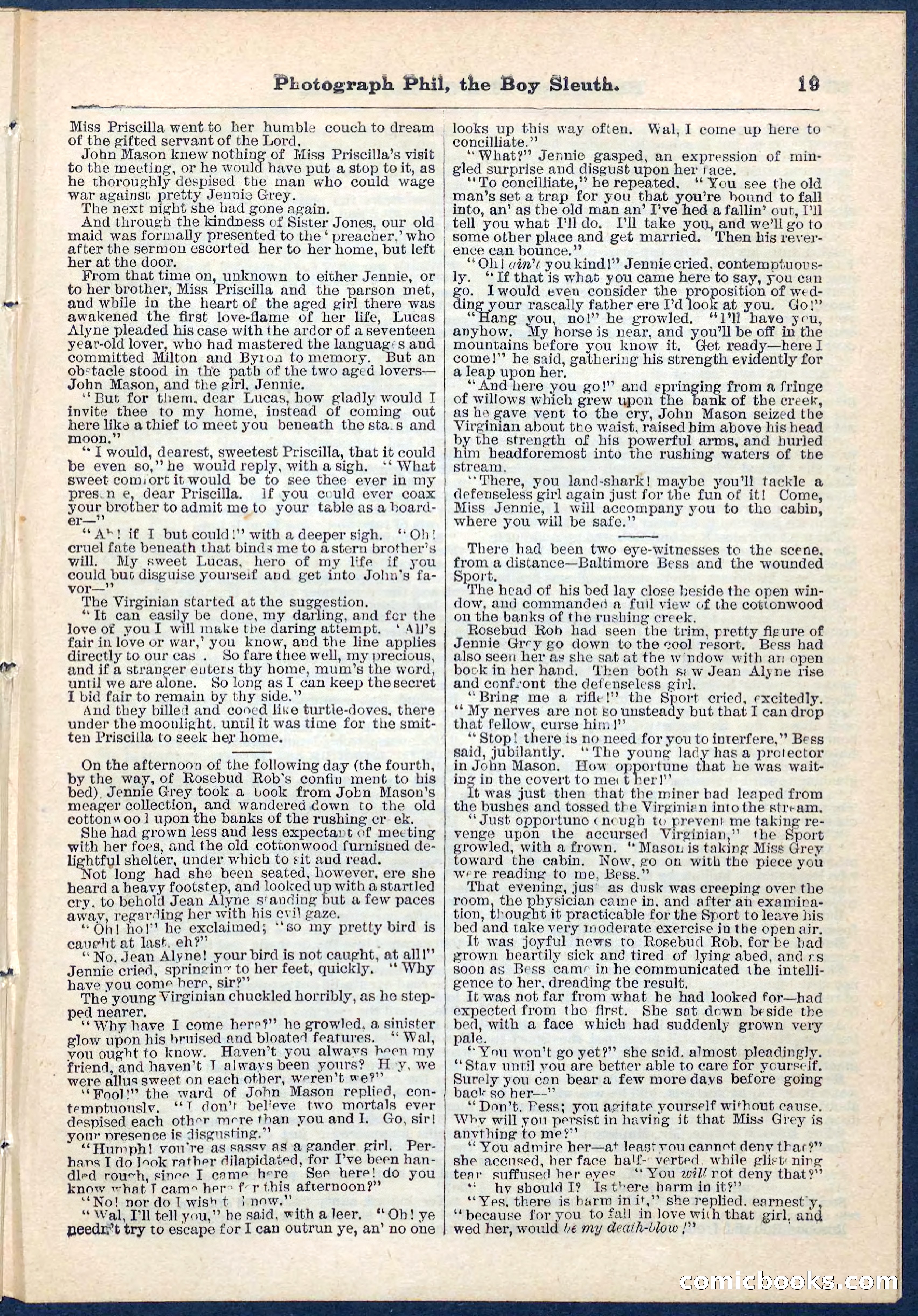 Beadle's Pocket Library No. 73 — page 19 of 32