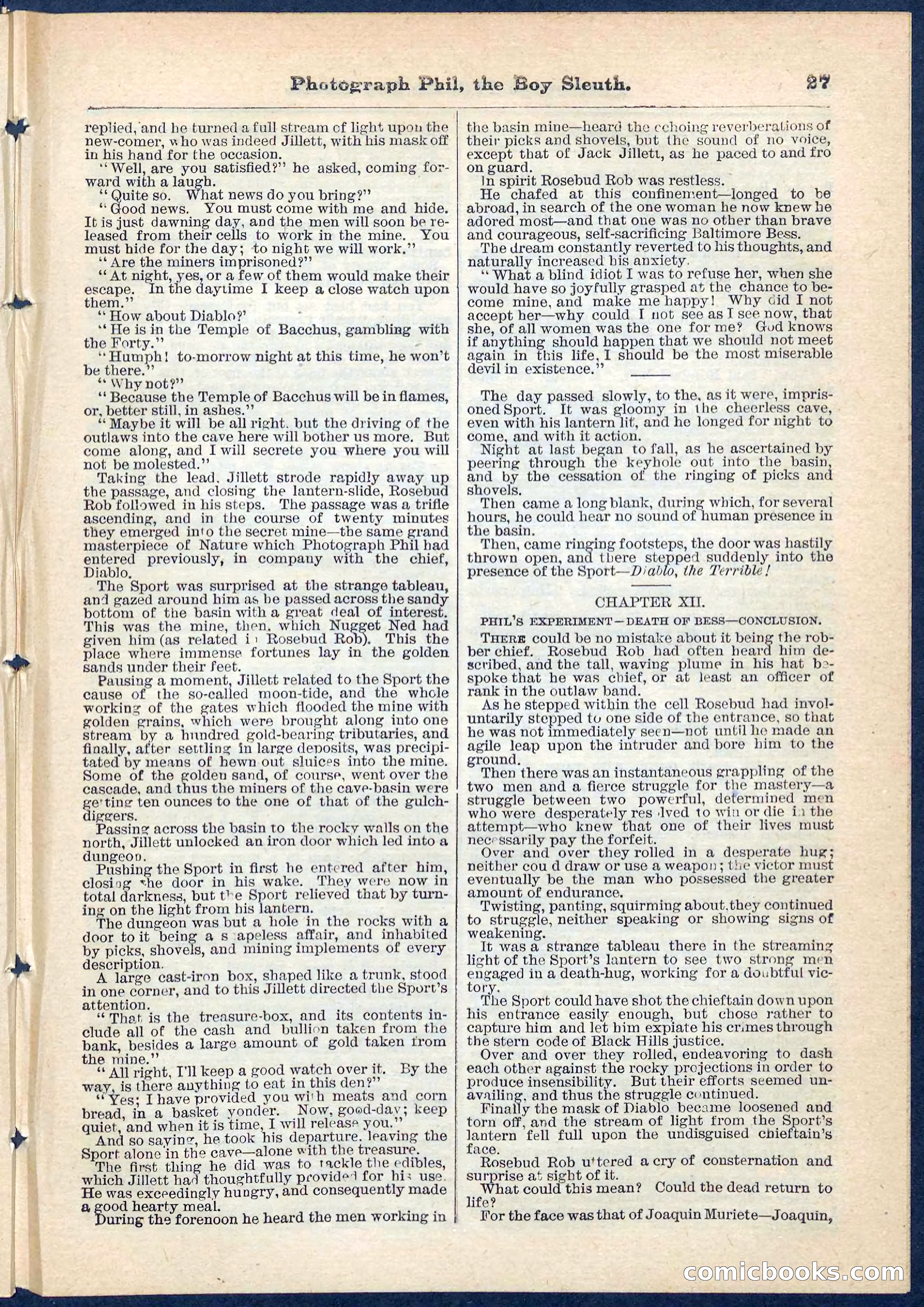 Beadle's Pocket Library No. 73 — page 27 of 32