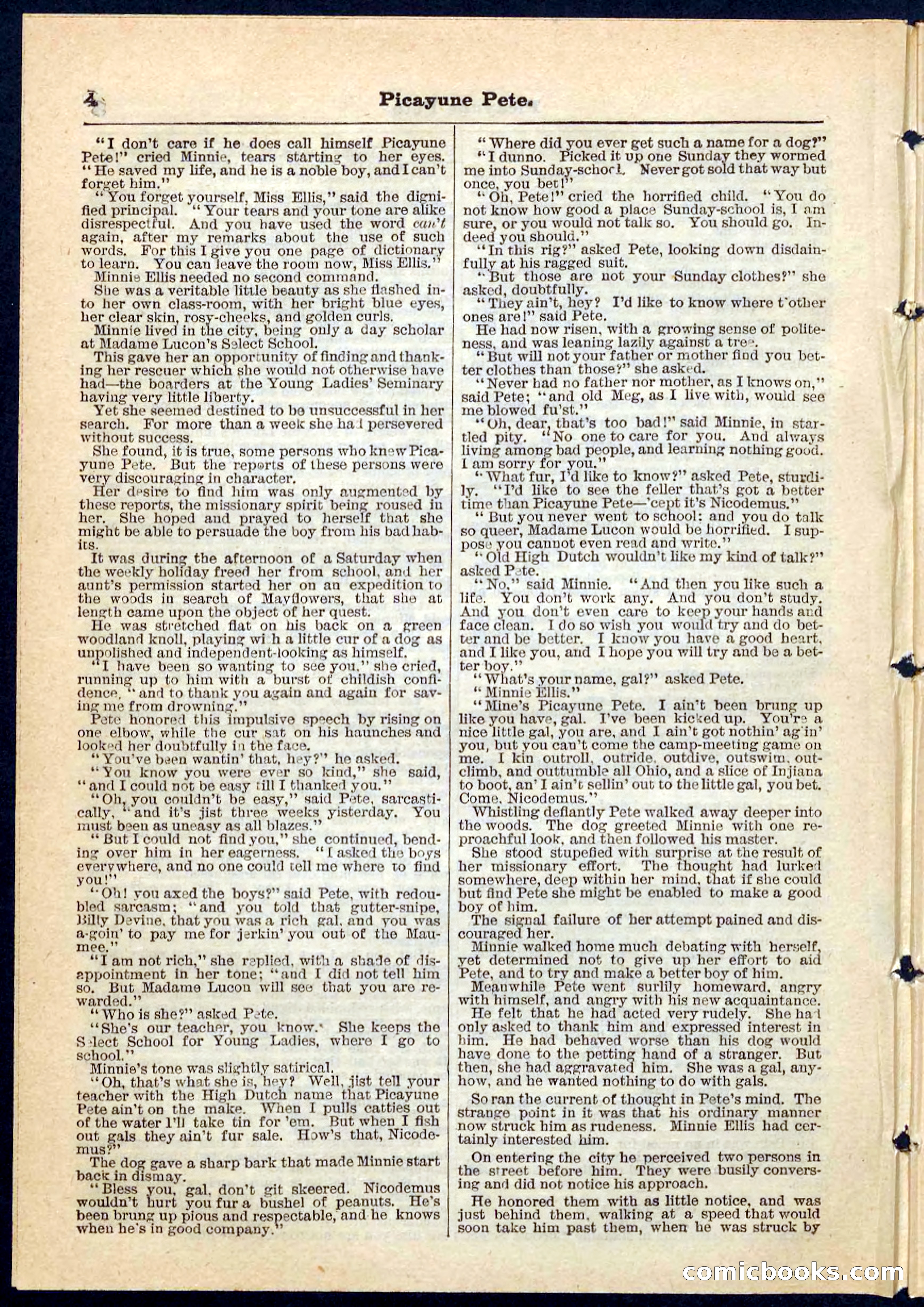 Beadle's Pocket Library No. 74 — page 4 of 32