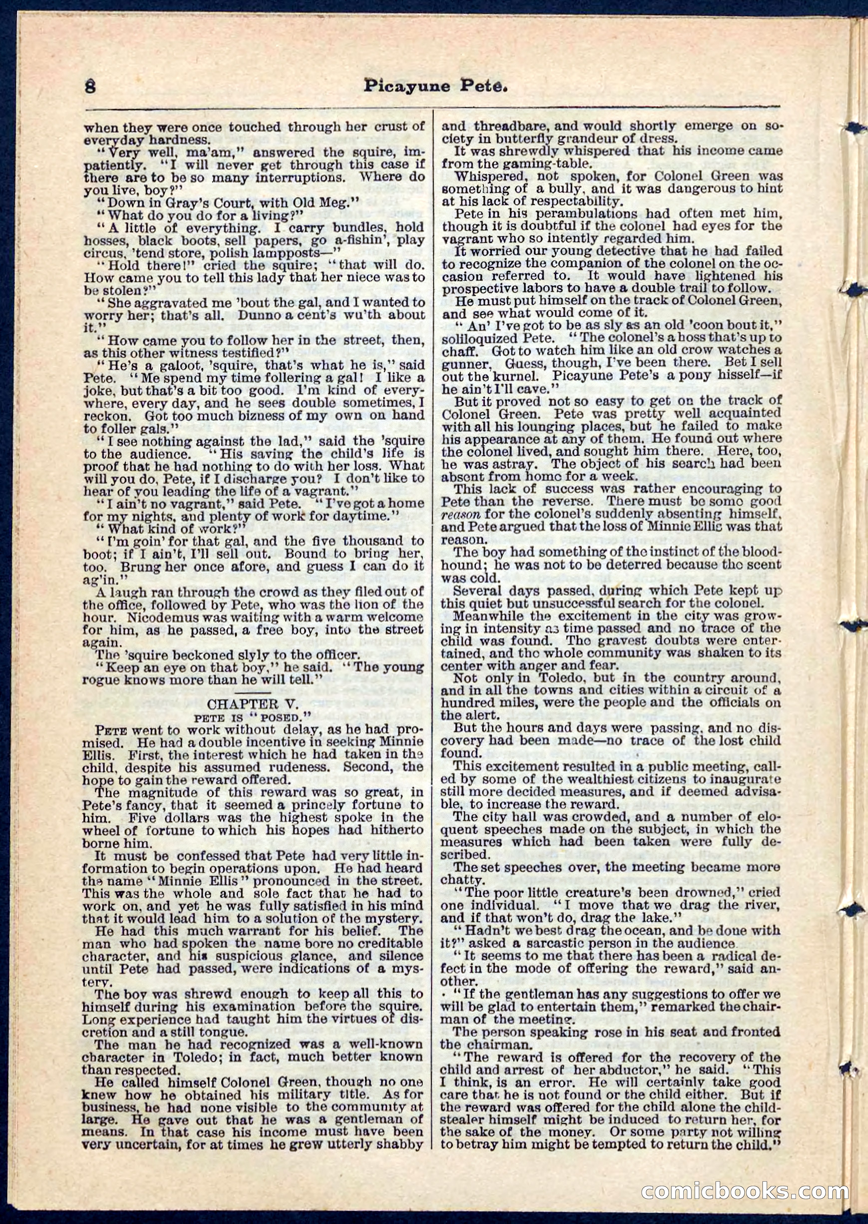 Beadle's Pocket Library No. 74 — page 8 of 32