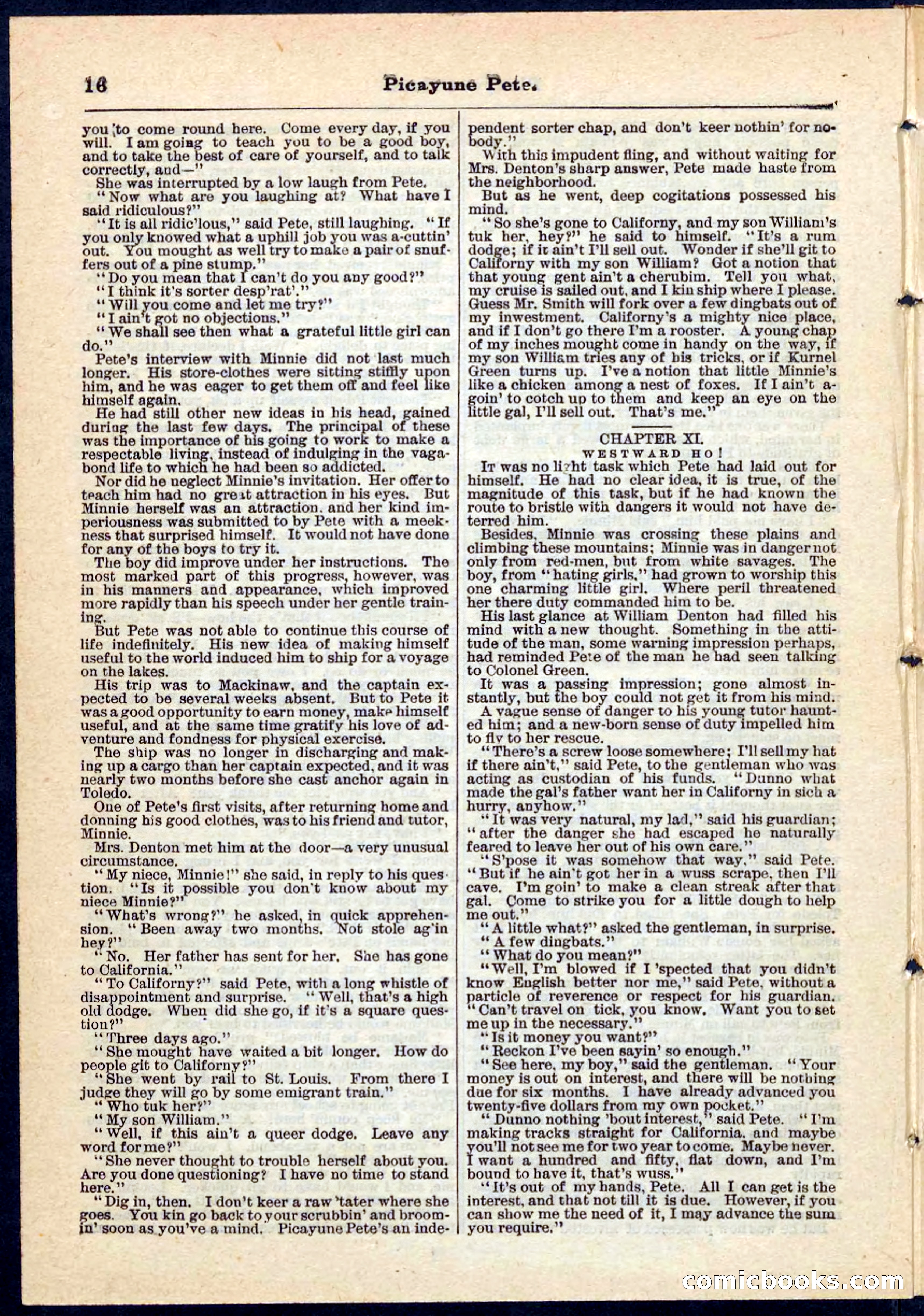 Beadle's Pocket Library No. 74 — page 16 of 32