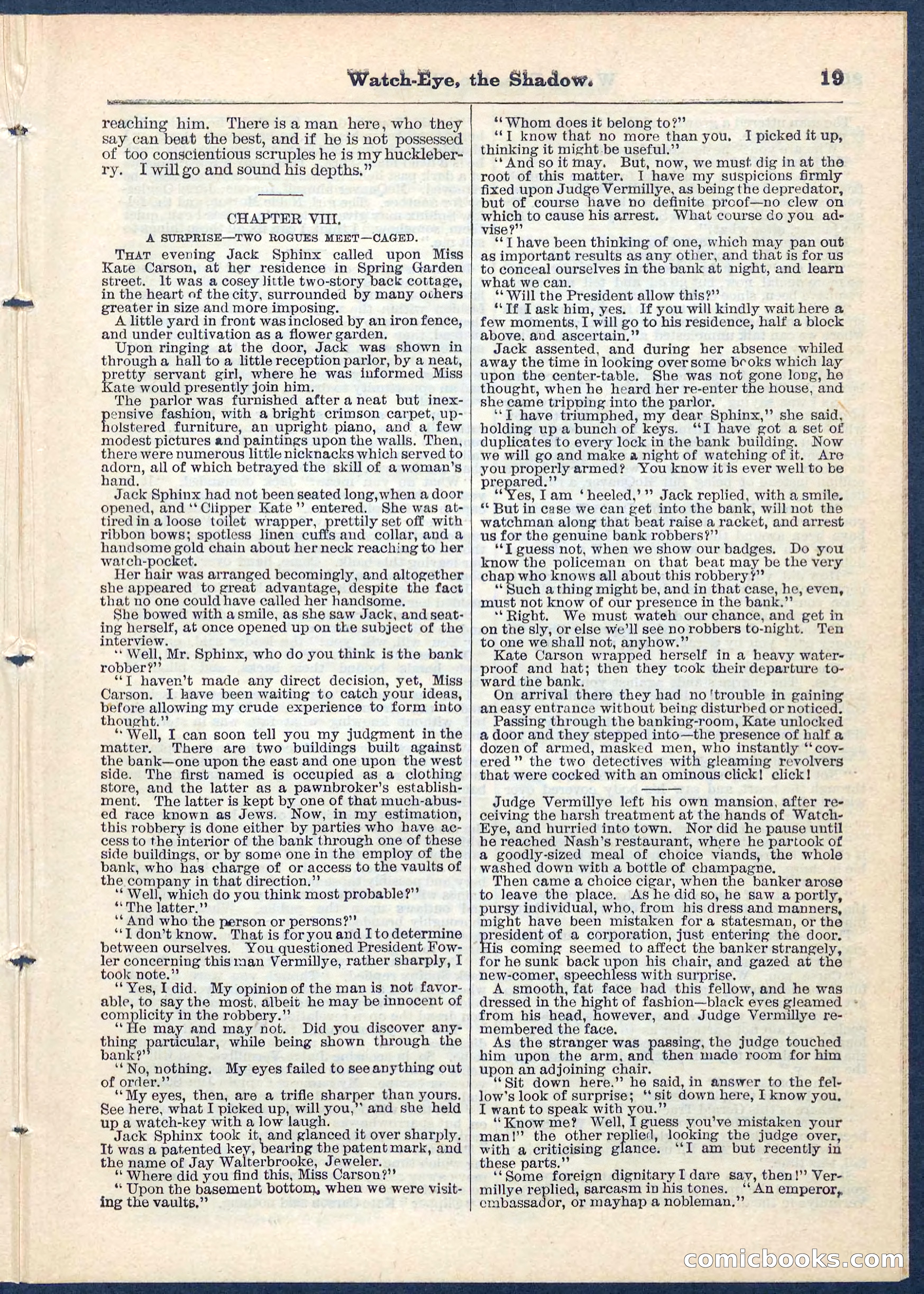 Beadle's Pocket Library No. 76 — page 19 of 32