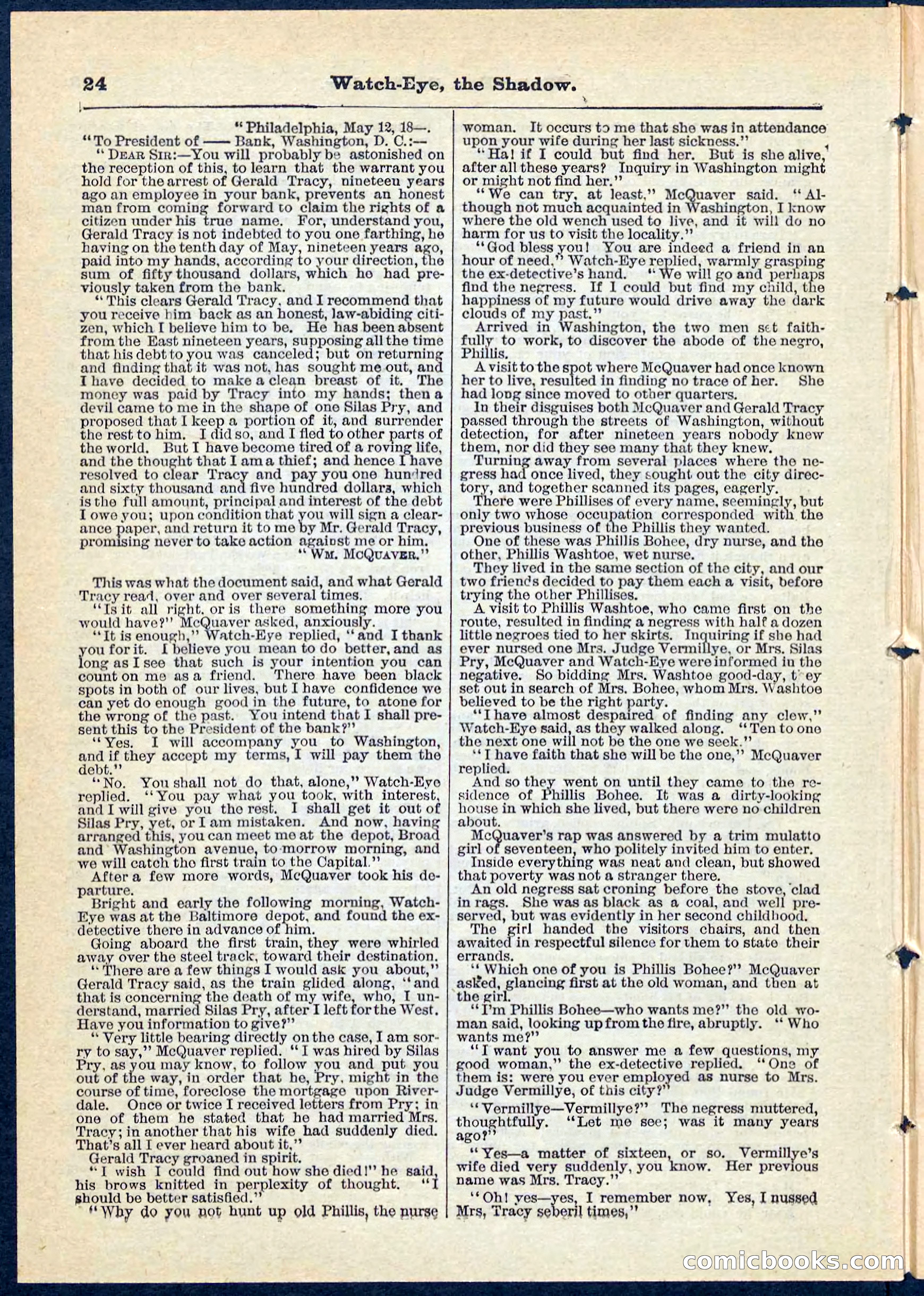 Beadle's Pocket Library No. 76 — page 24 of 32