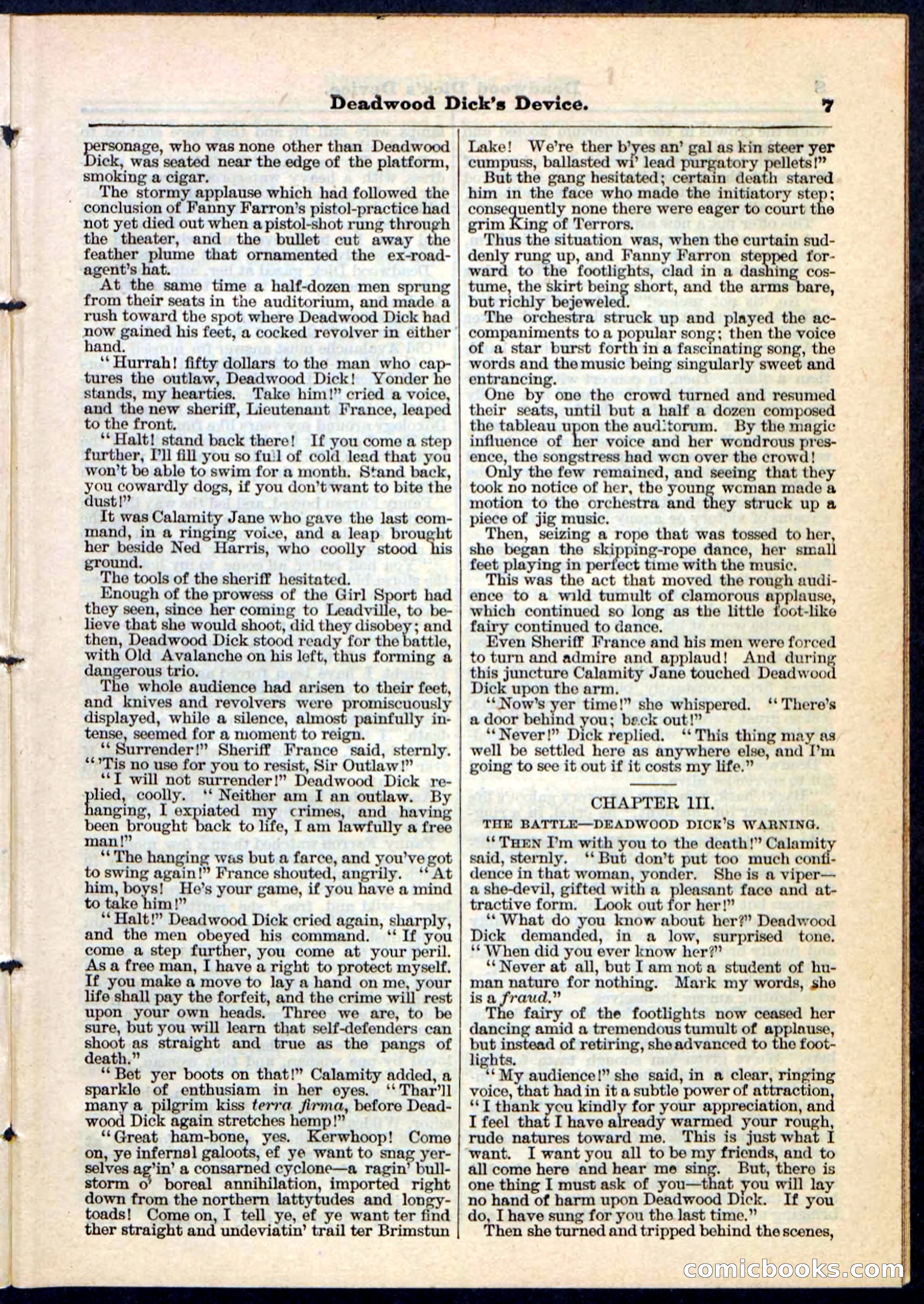 Beadle's Pocket Library No. 78 — page 7 of 32