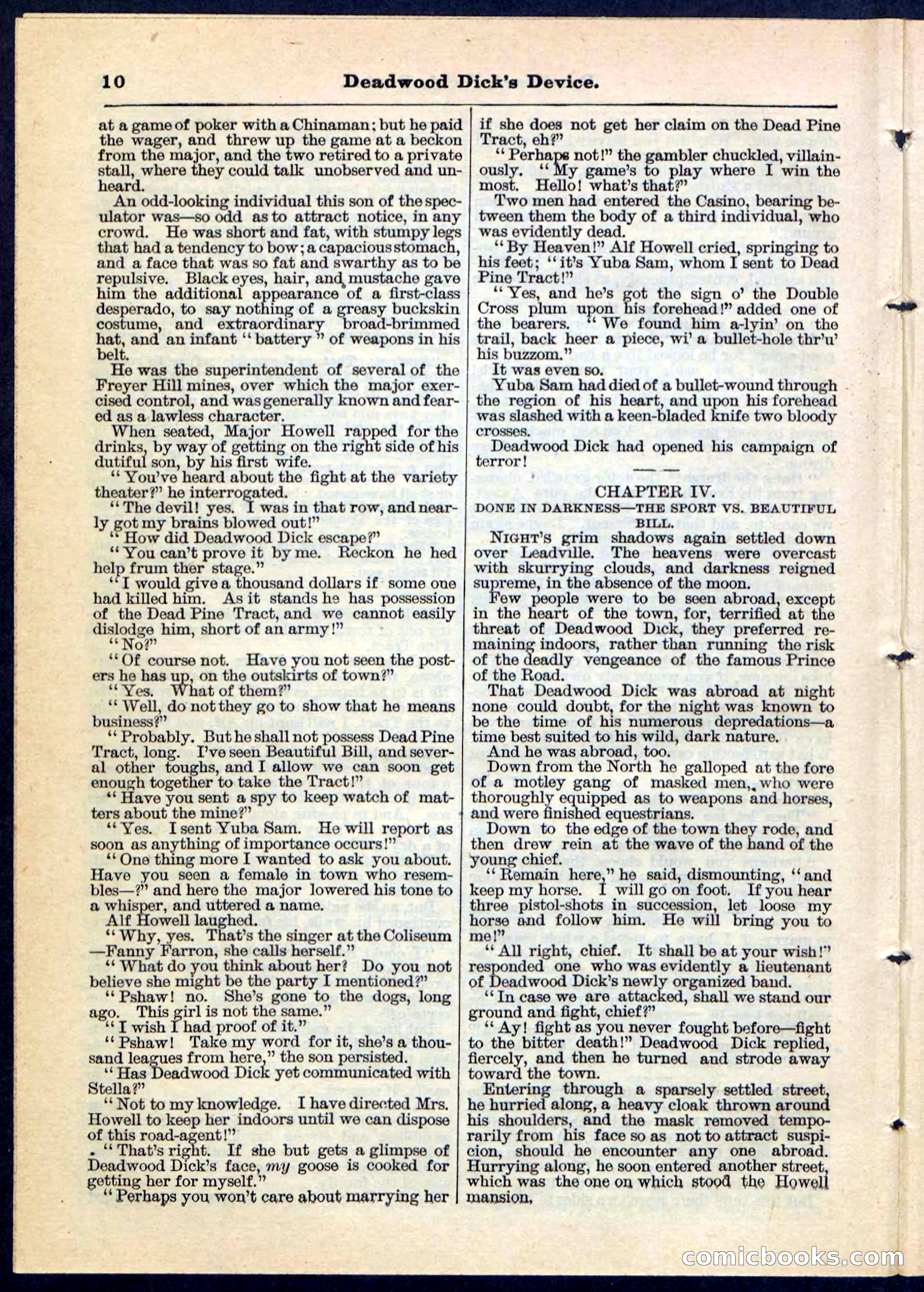 Beadle's Pocket Library No. 78 — page 10 of 32