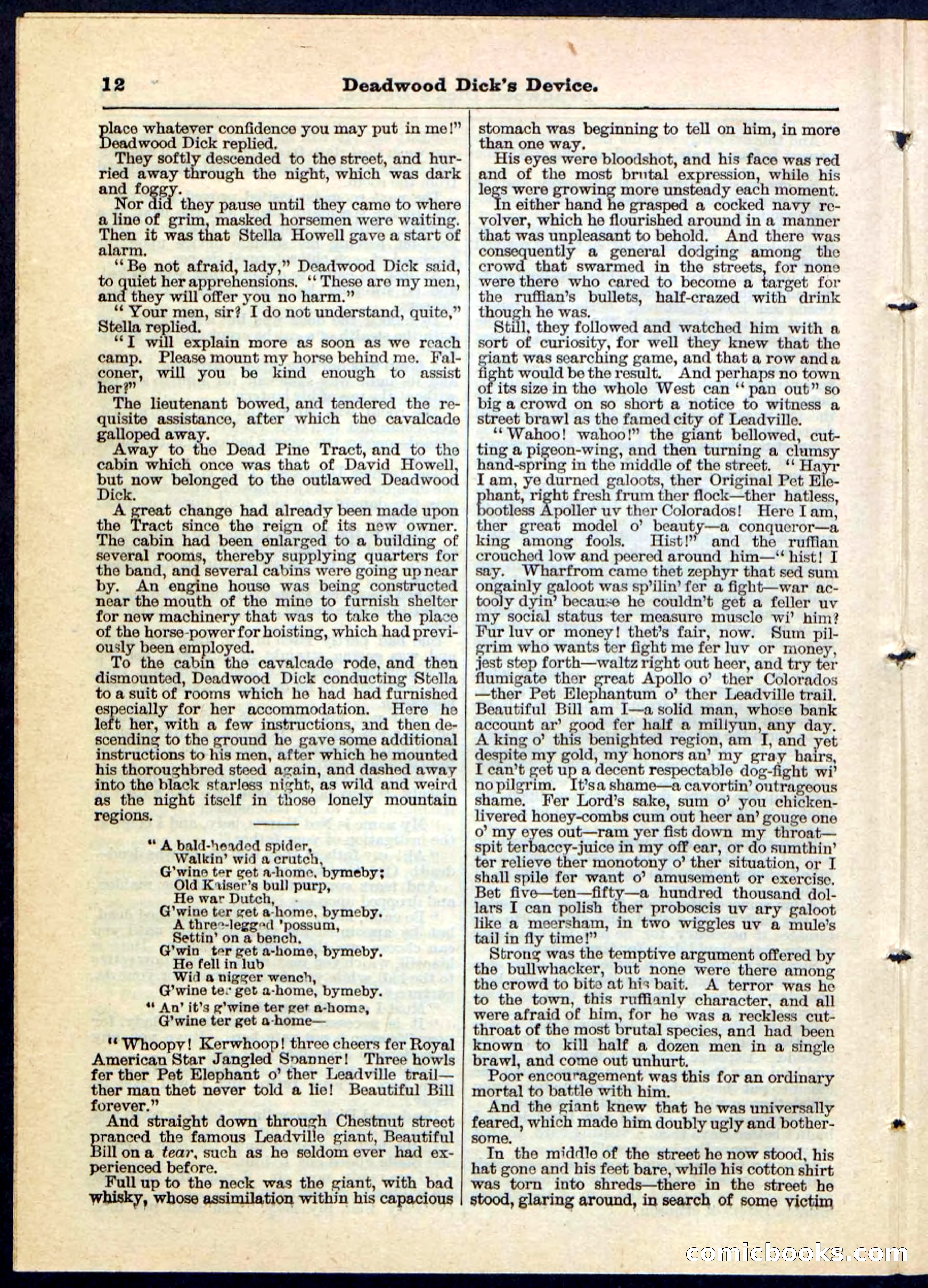 Beadle's Pocket Library No. 78 — page 12 of 32