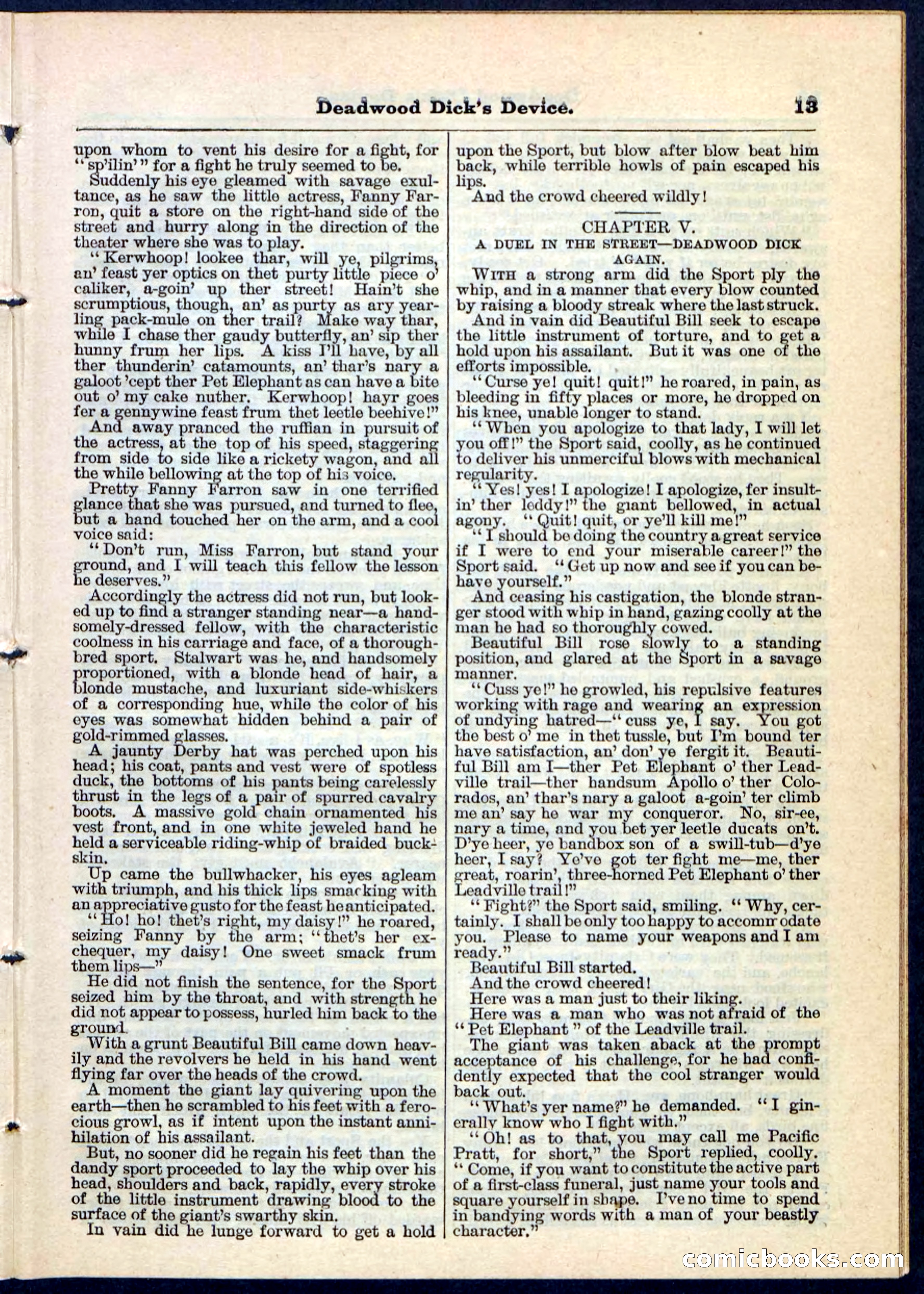 Beadle's Pocket Library No. 78 — page 13 of 32