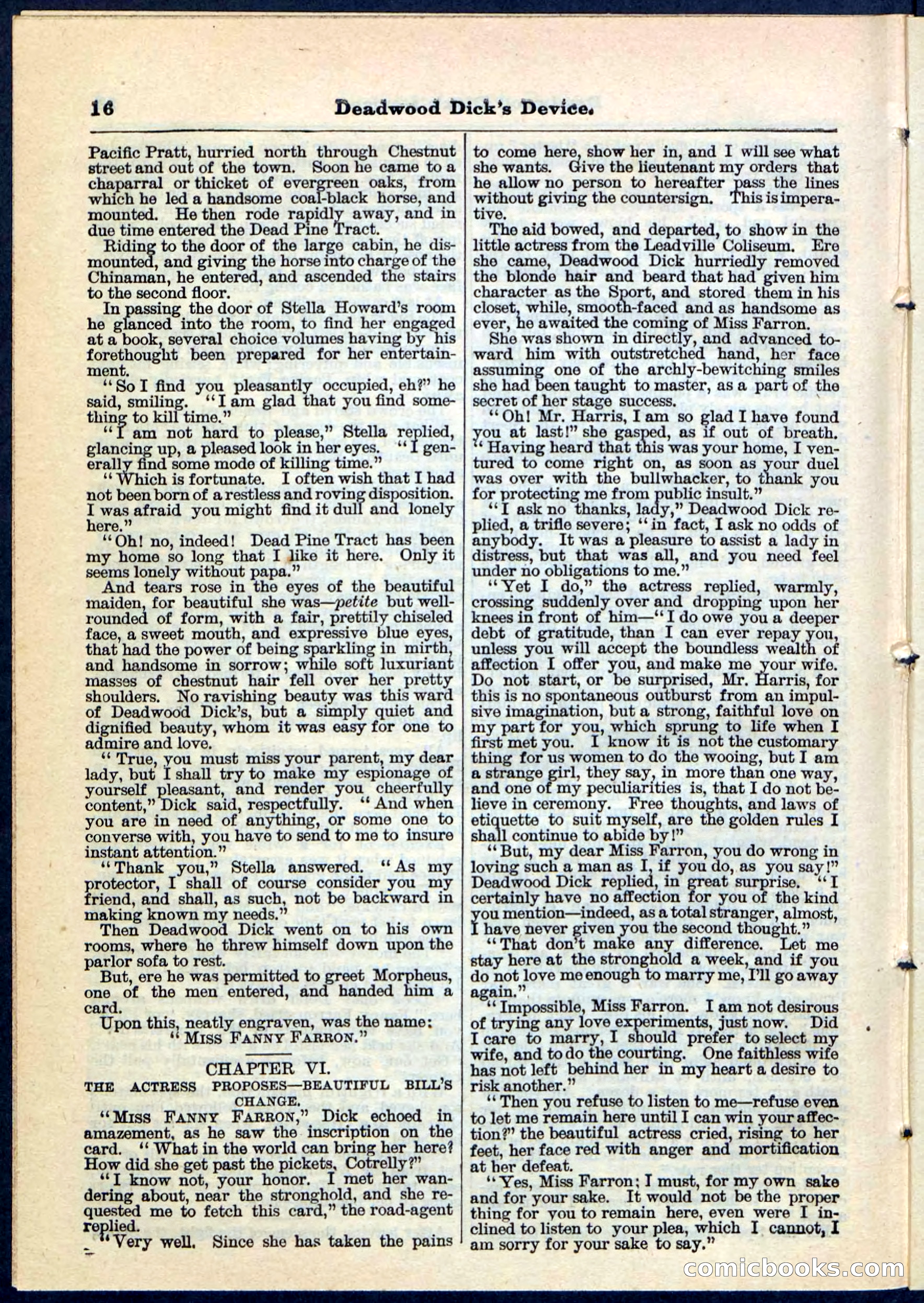 Beadle's Pocket Library No. 78 — page 16 of 32