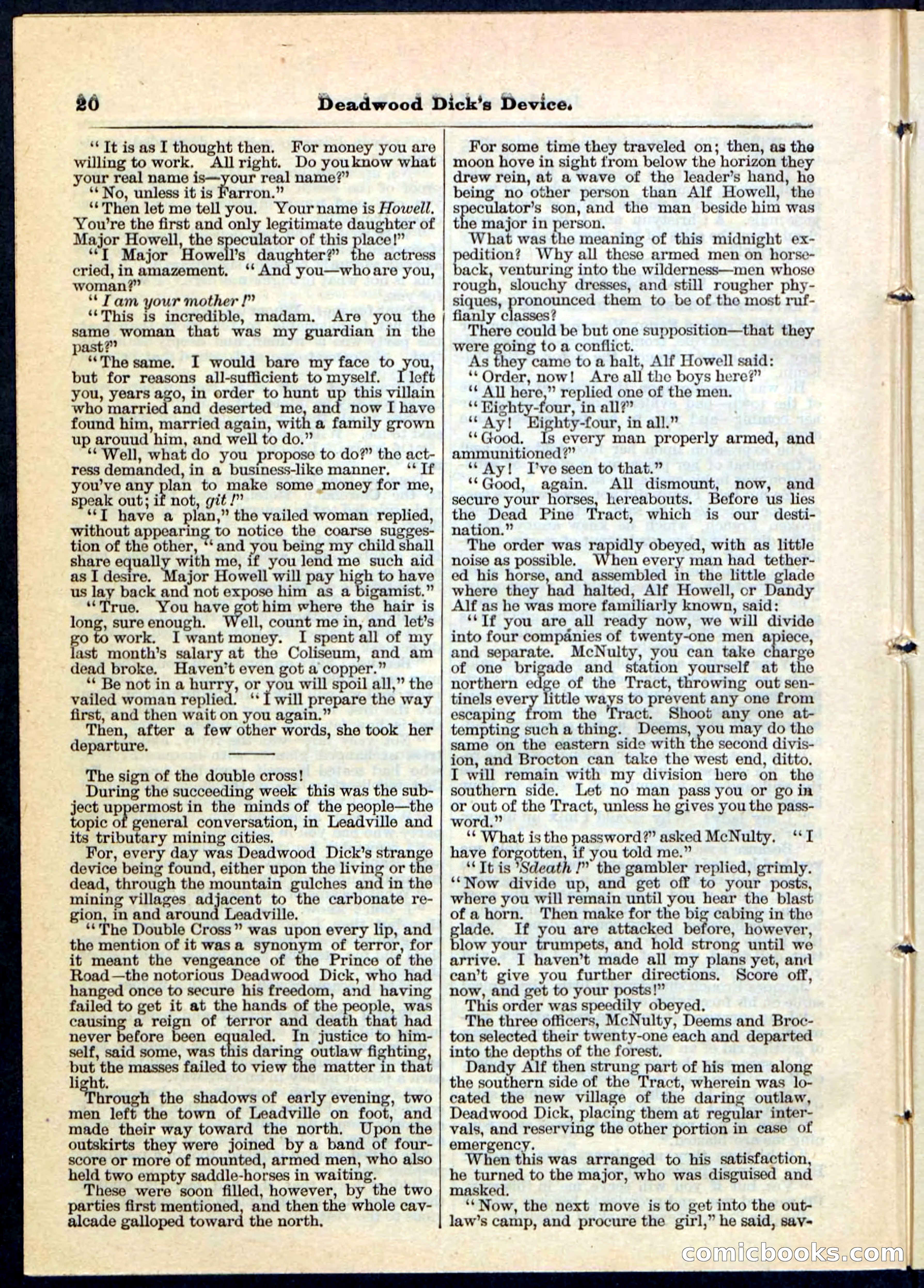 Beadle's Pocket Library No. 78 — page 20 of 32