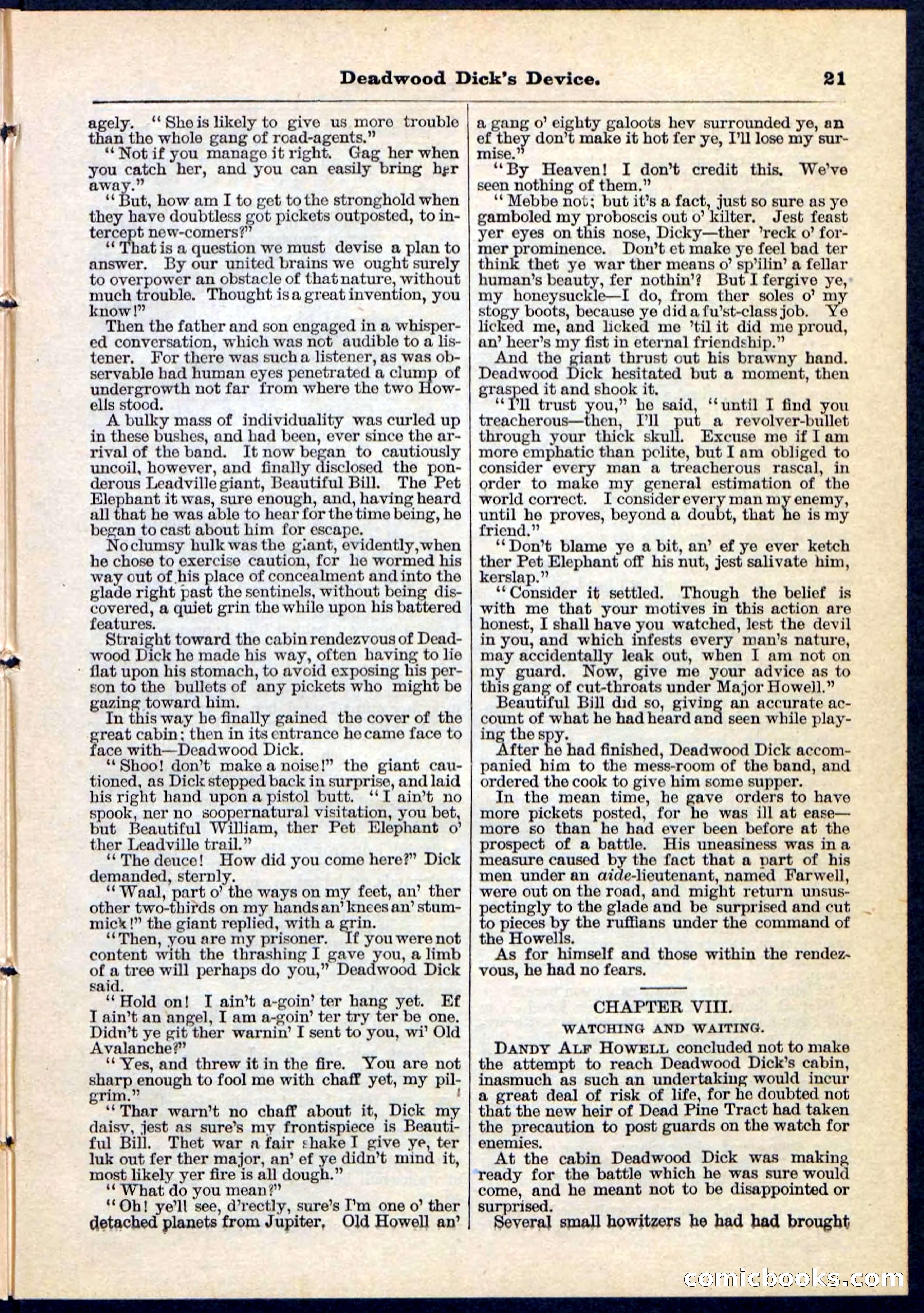 Beadle's Pocket Library No. 78 — page 21 of 32