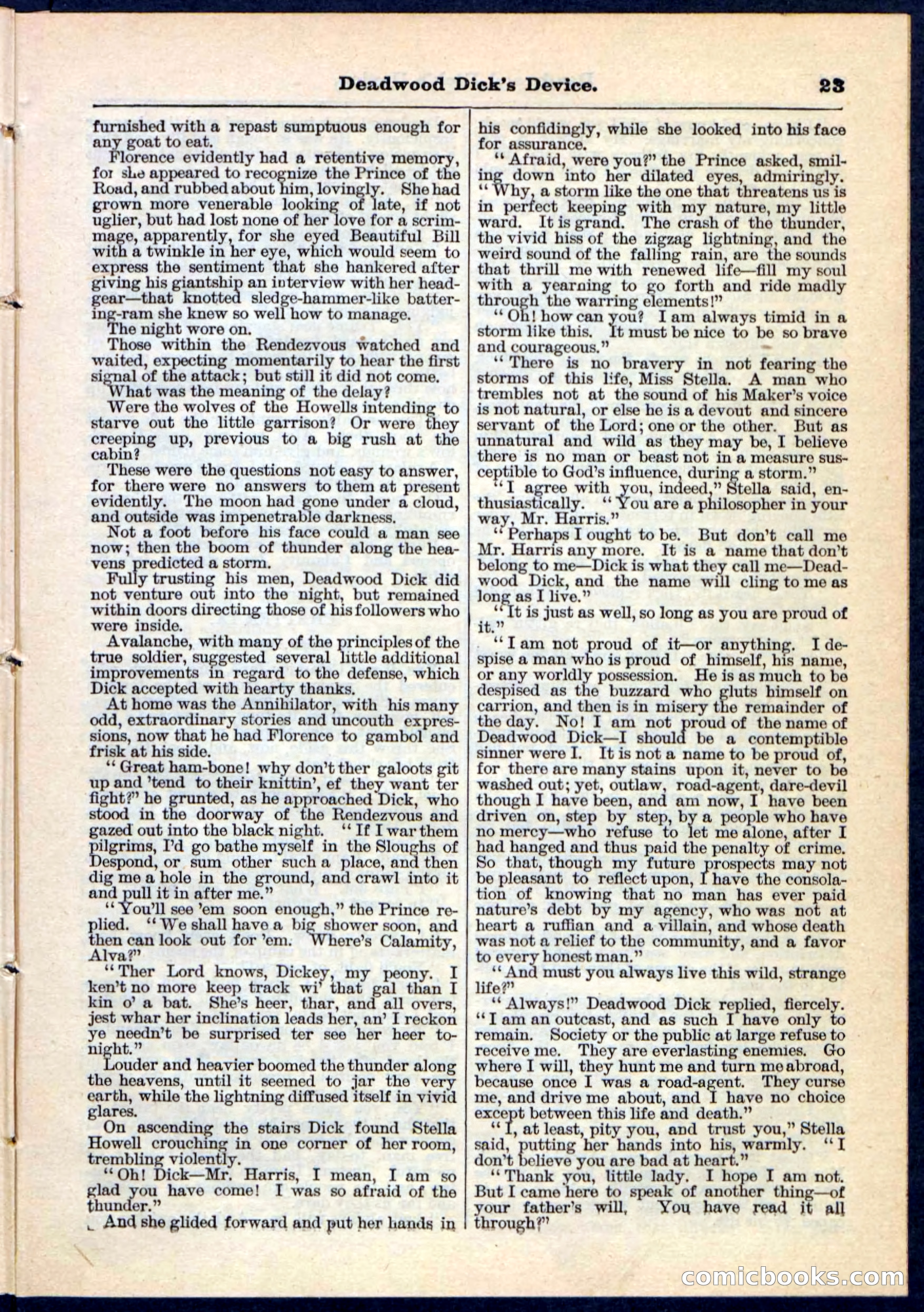 Beadle's Pocket Library No. 78 — page 23 of 32