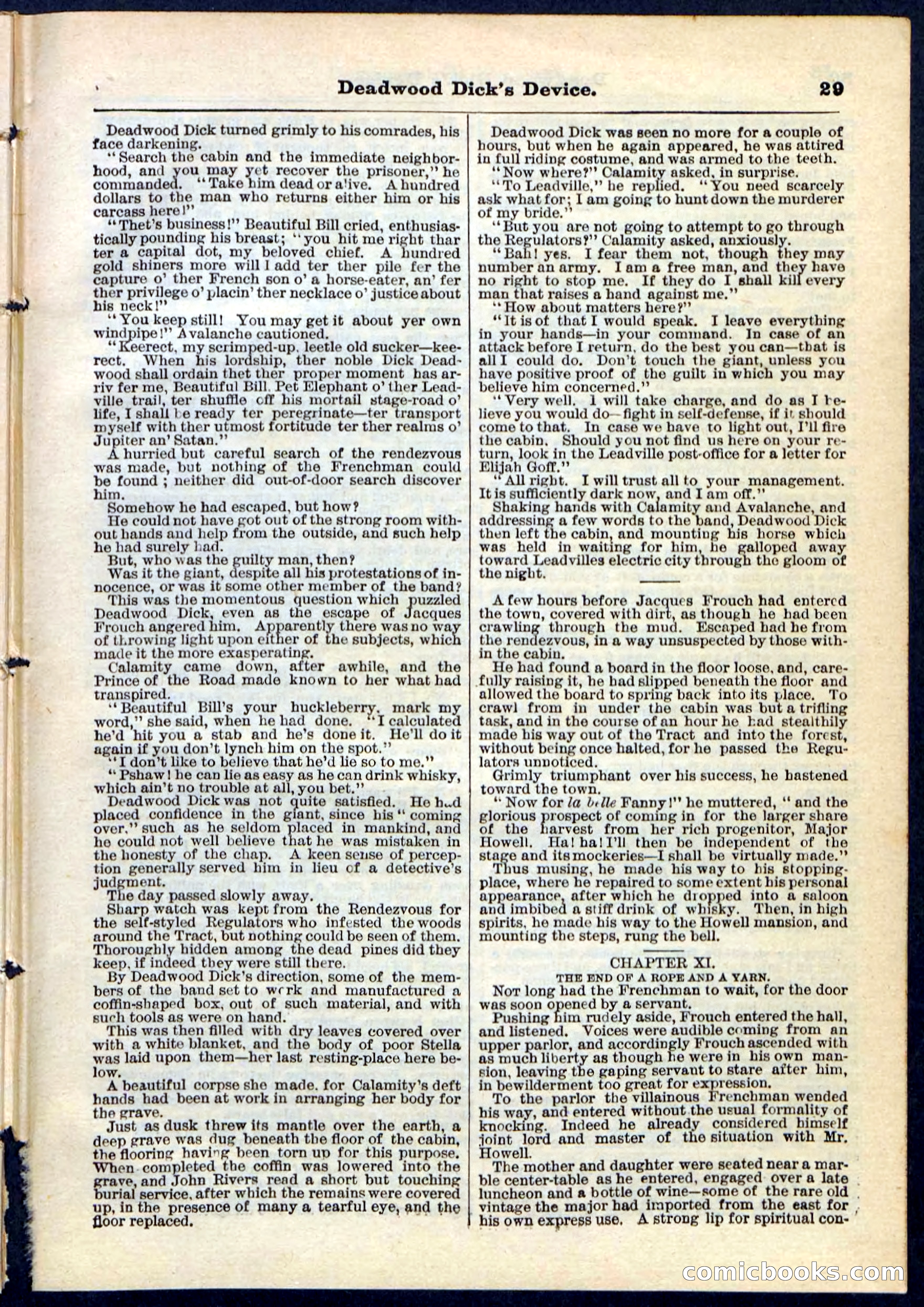 Beadle's Pocket Library No. 78 — page 29 of 32