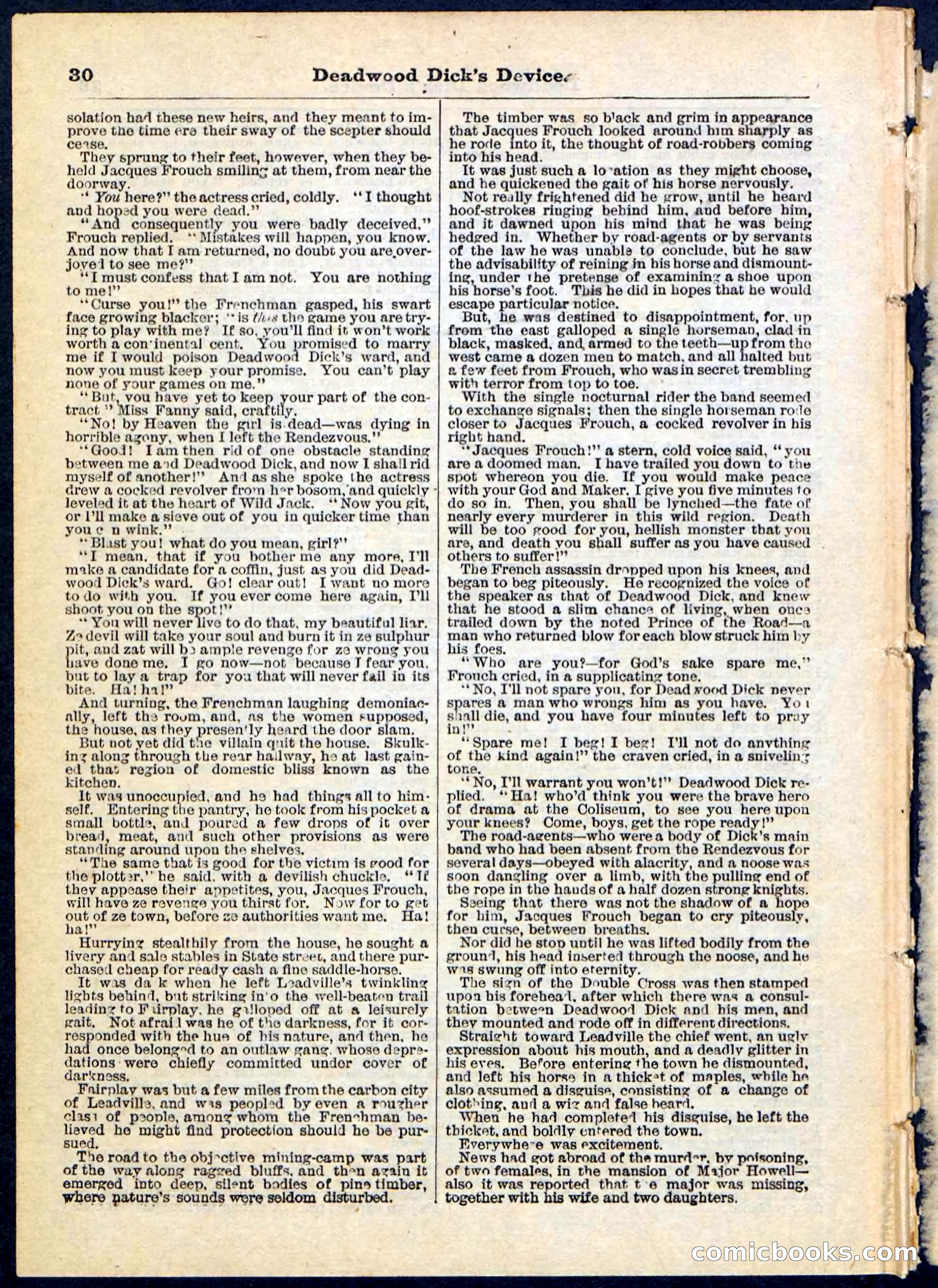 Beadle's Pocket Library No. 78 — page 30 of 32