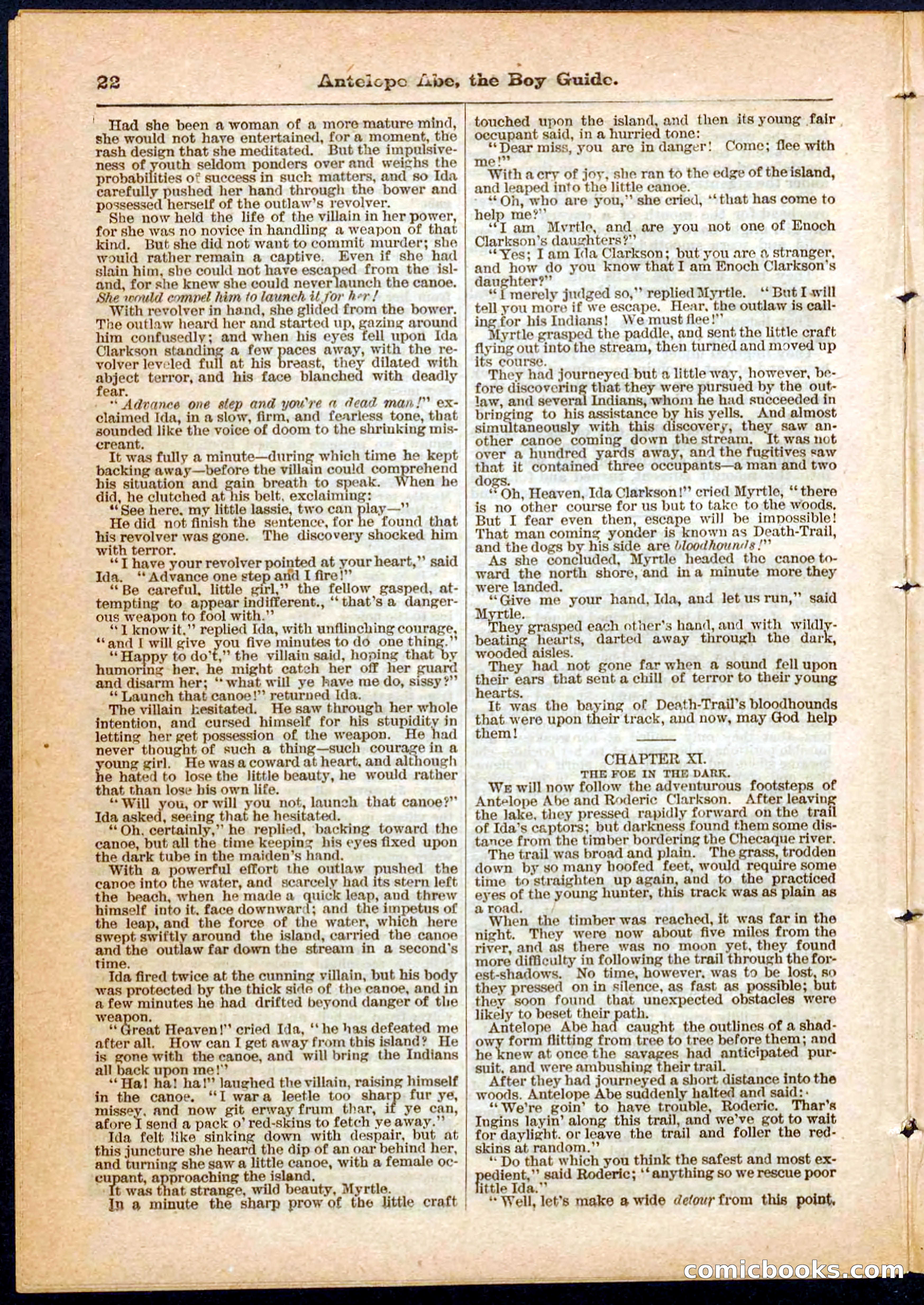 Beadle's Pocket Library No. 8 — page 22 of 32