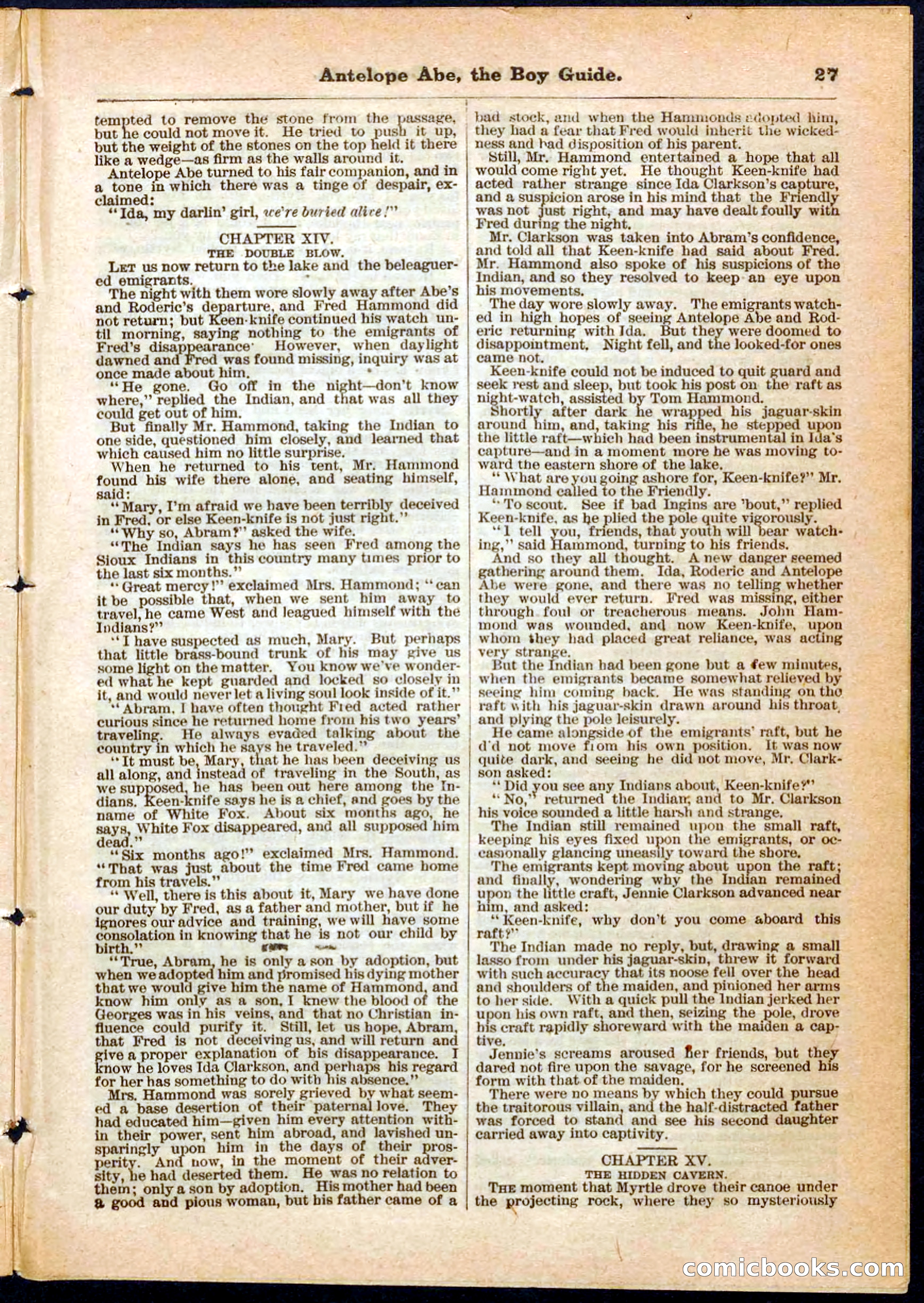 Beadle's Pocket Library No. 8 — page 27 of 32