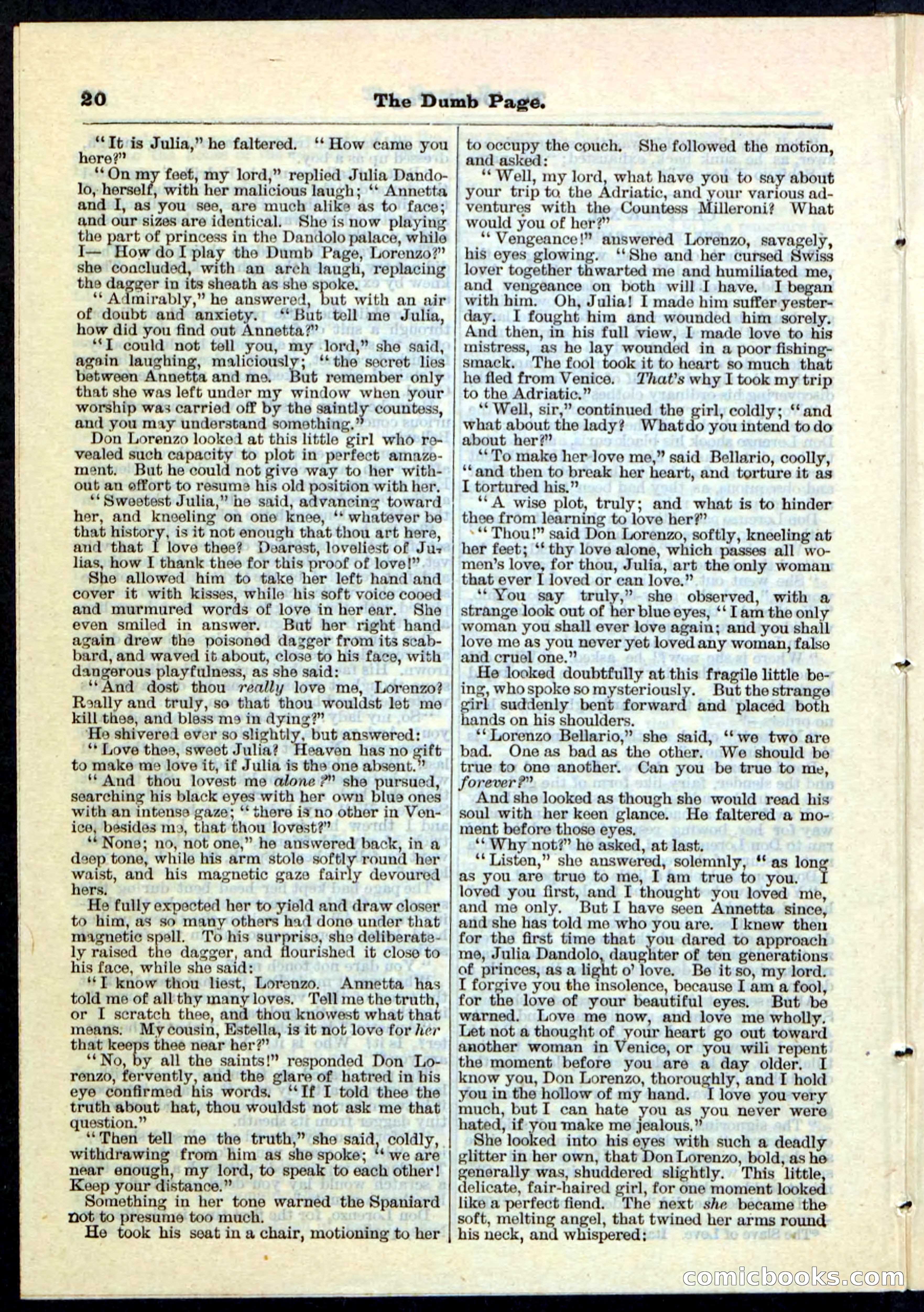 Beadle's Pocket Library No. 84 — page 20 of 32