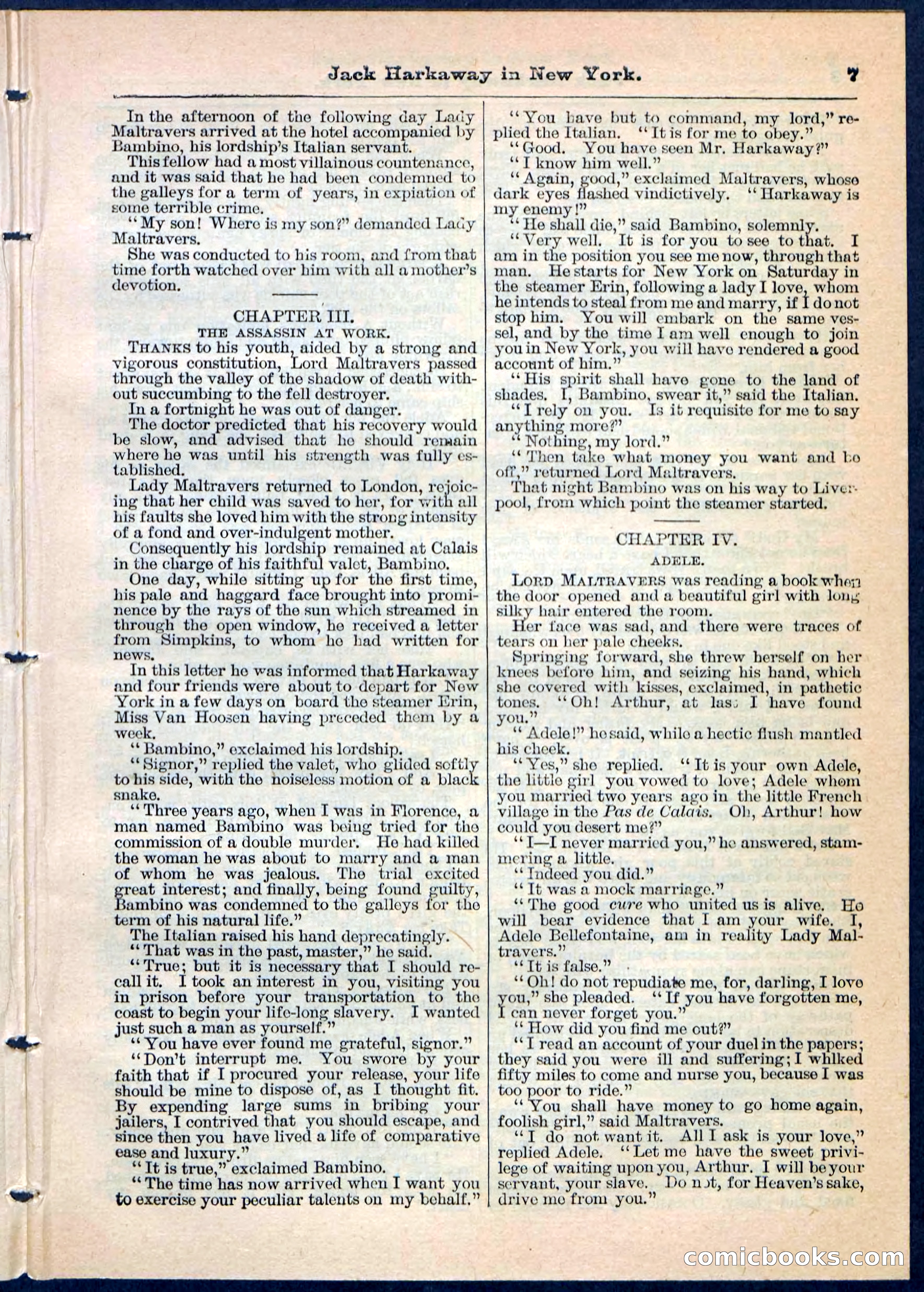 Beadle's Pocket Library No. 86 — page 7 of 32