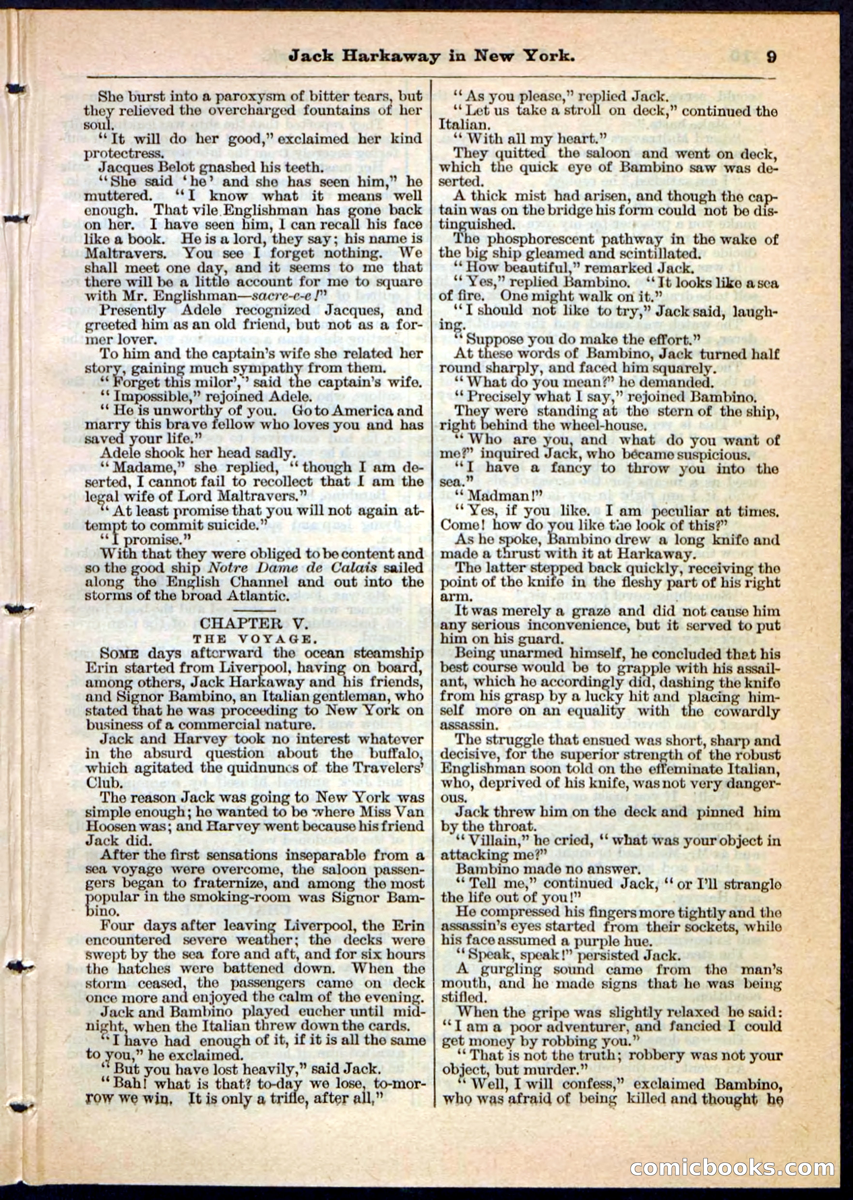 Beadle's Pocket Library No. 86 — page 9 of 32
