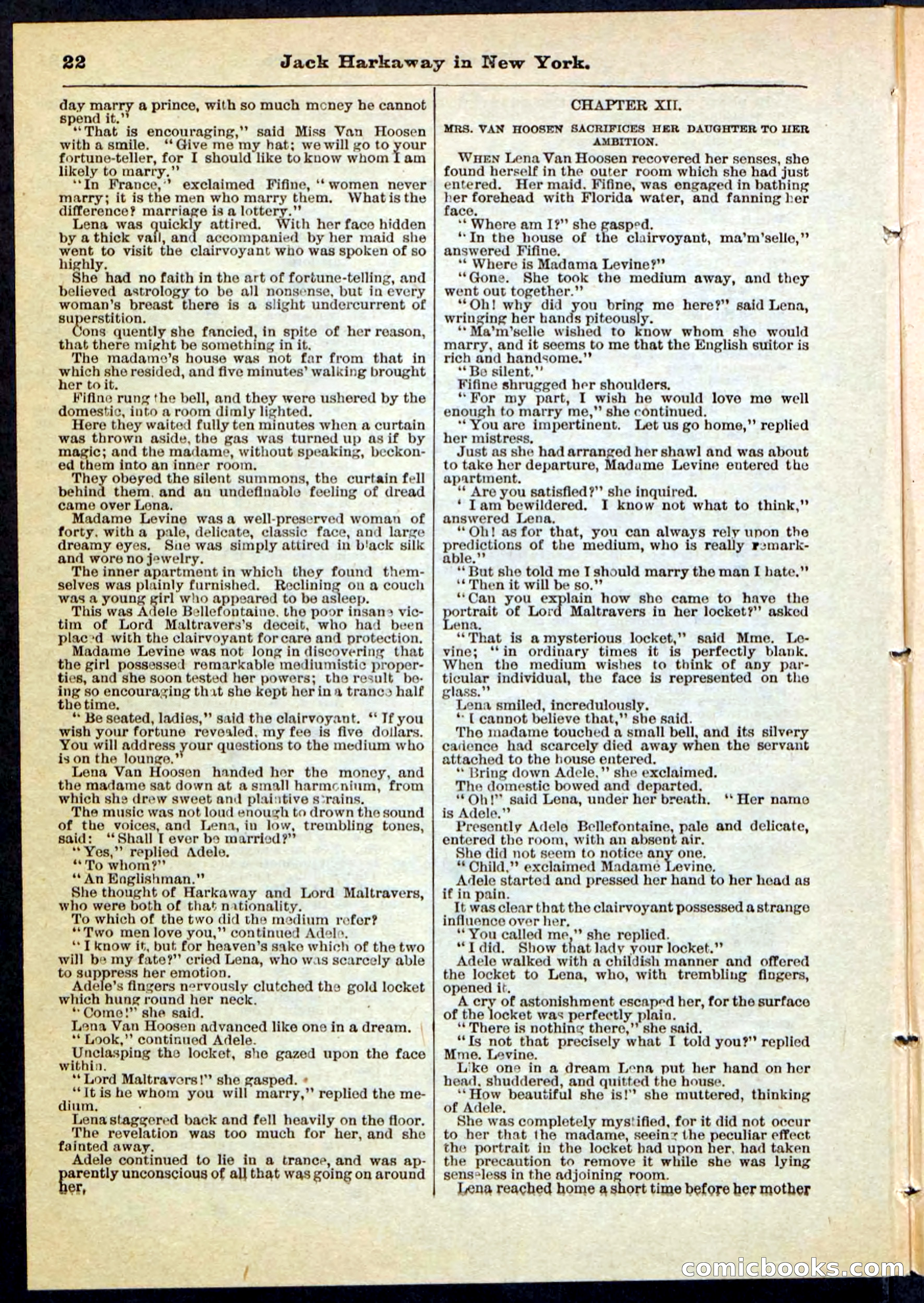 Beadle's Pocket Library No. 86 — page 22 of 32