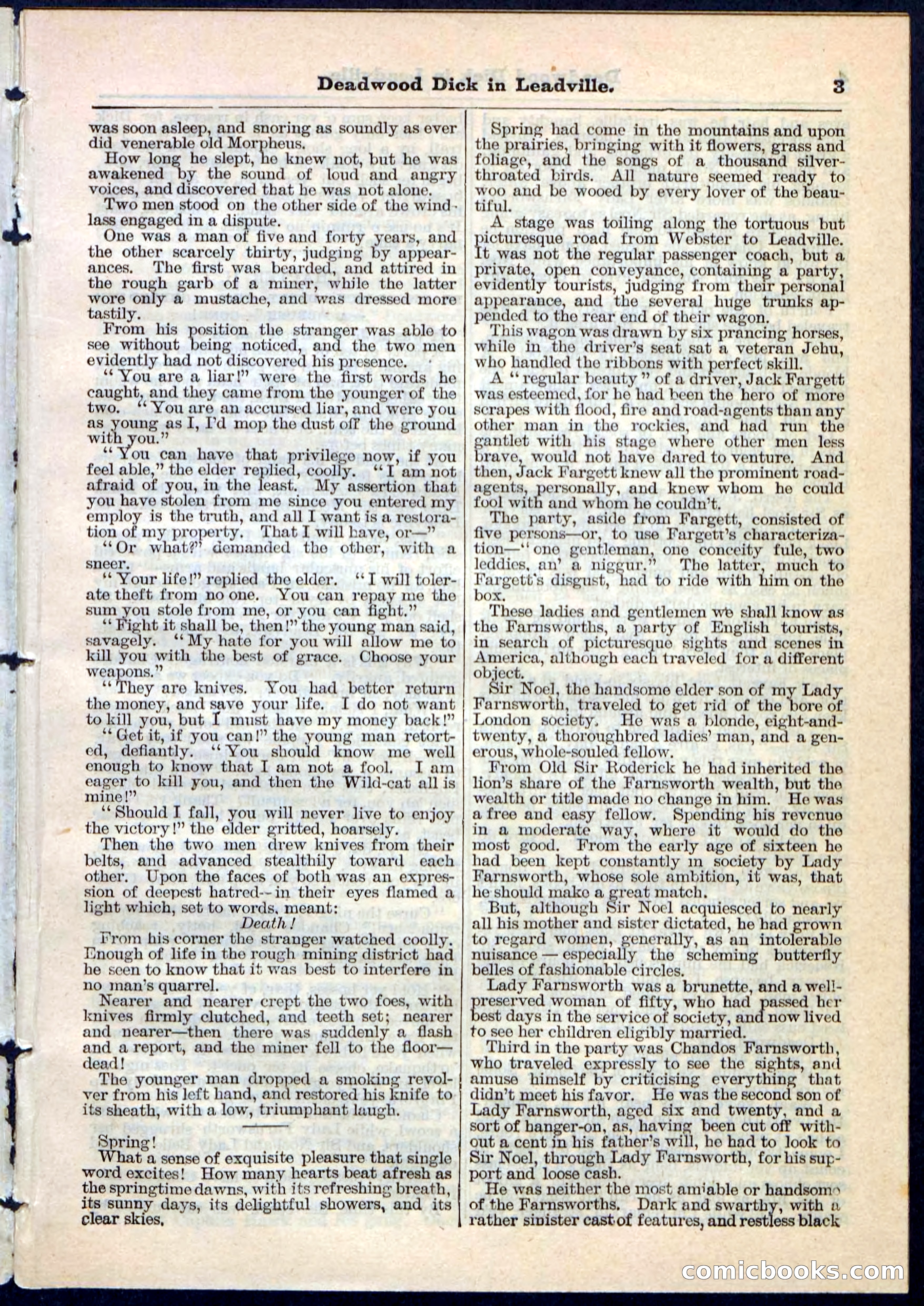 Beadle's Pocket Library No. 88 — page 3 of 32