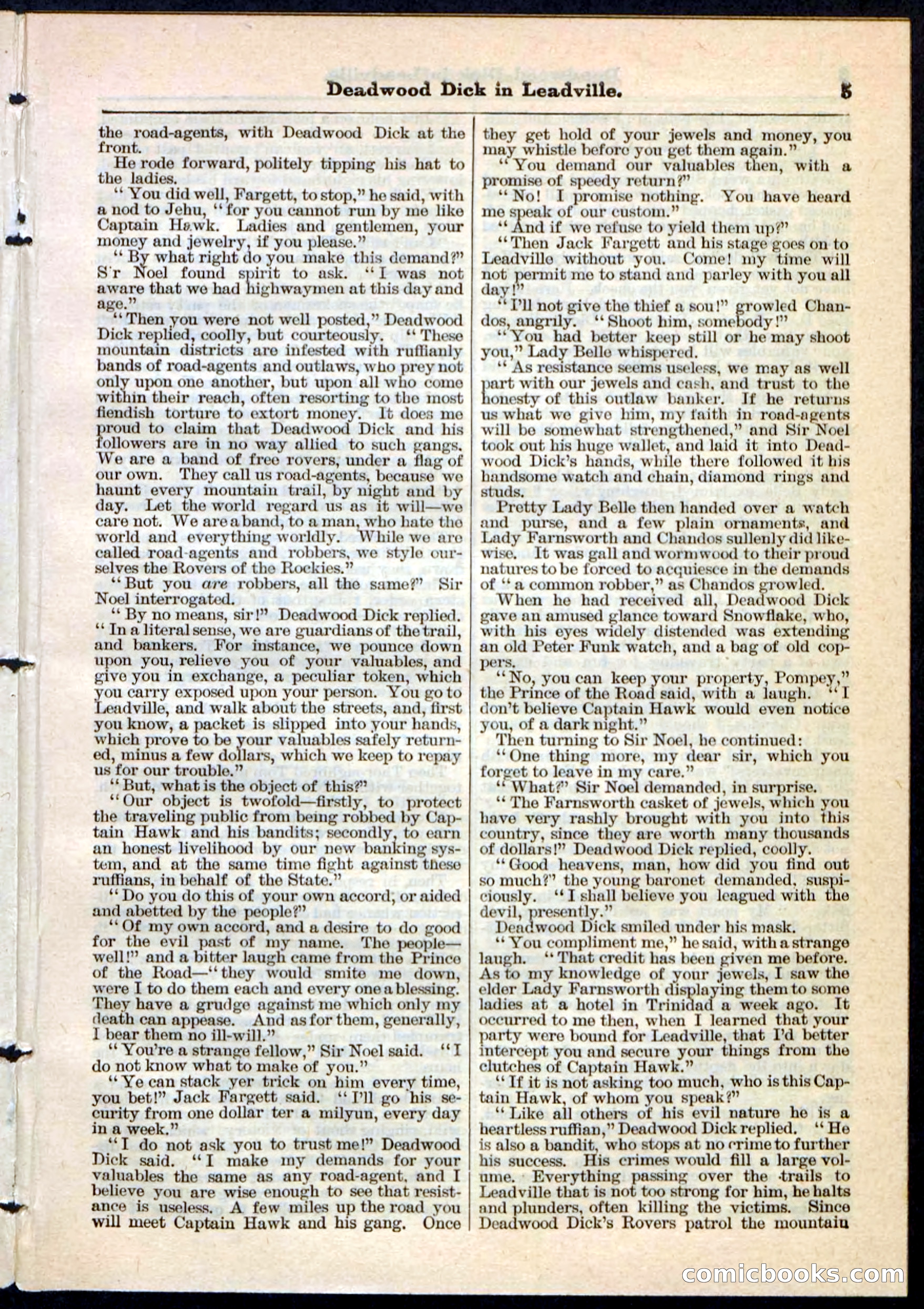 Beadle's Pocket Library No. 88 — page 5 of 32