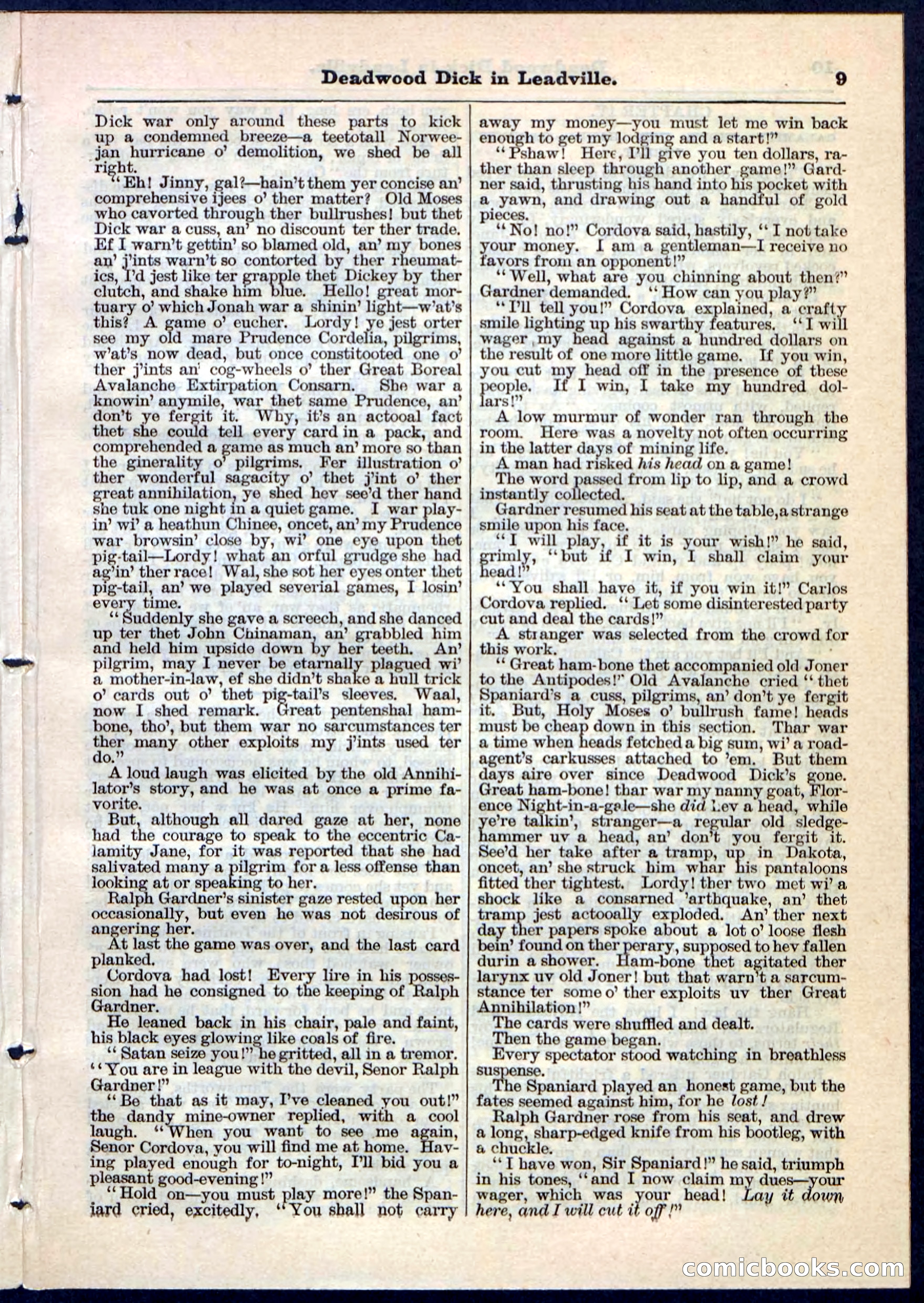 Beadle's Pocket Library No. 88 — page 9 of 32