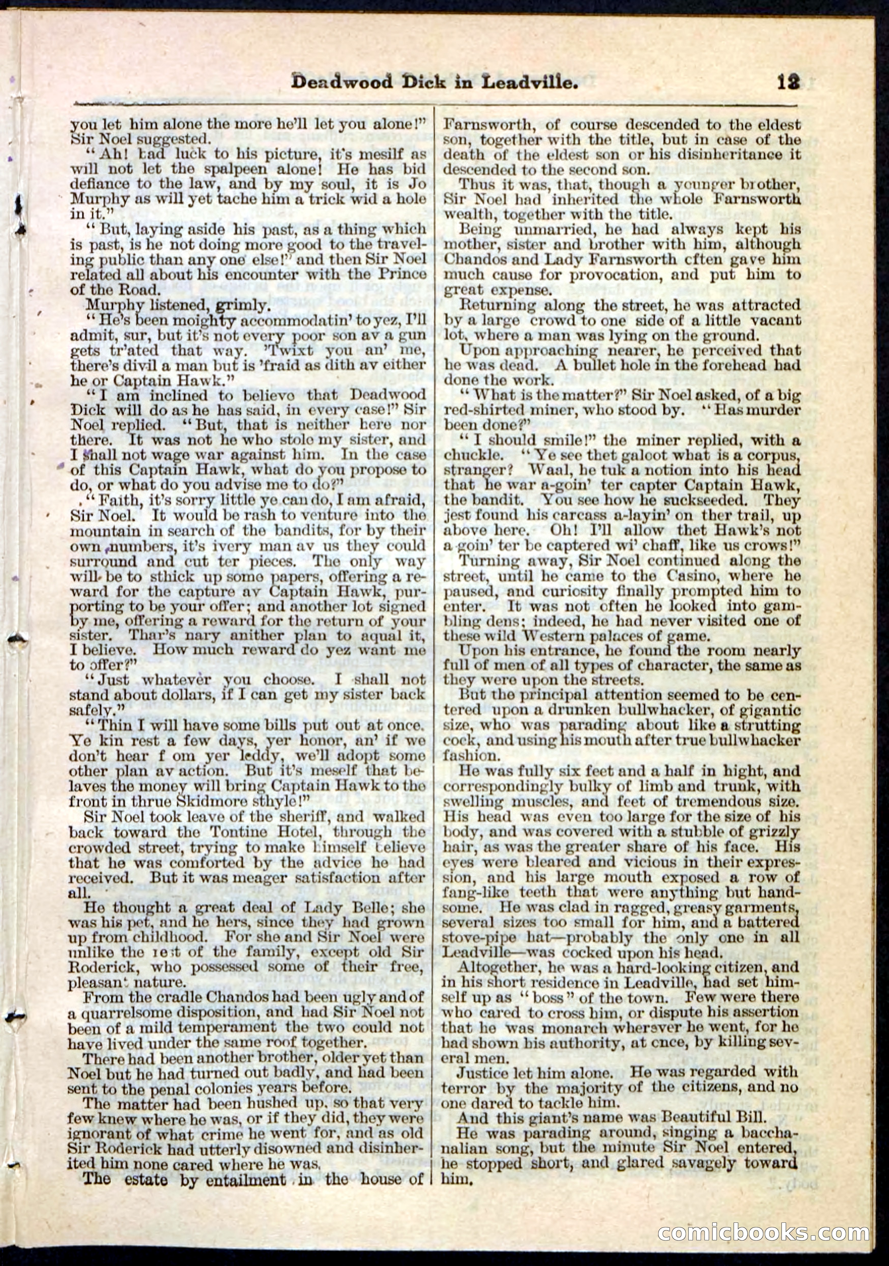 Beadle's Pocket Library No. 88 — page 13 of 32