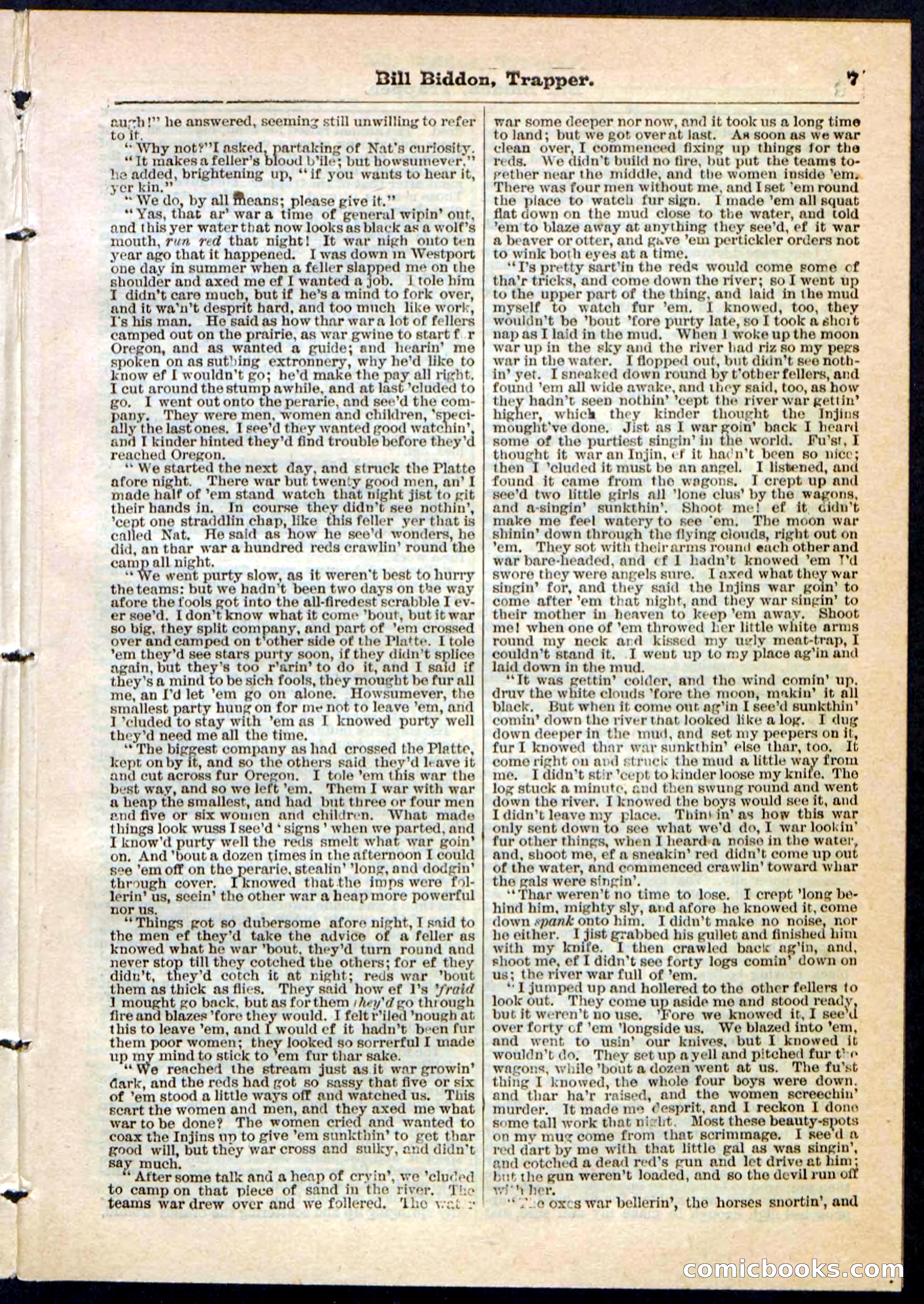 Beadle's Pocket Library No. 89 — page 7 of 32