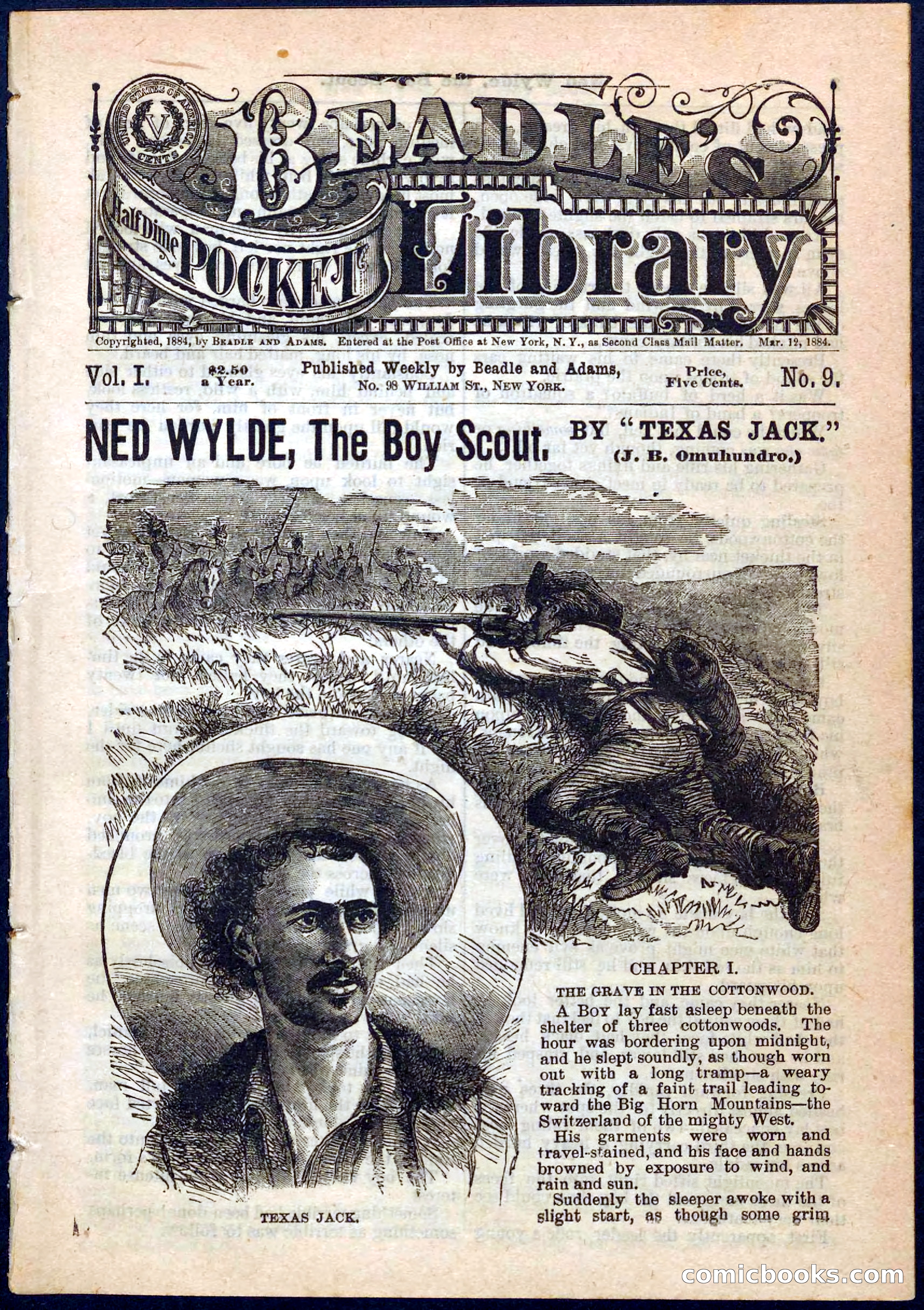 Beadle's Pocket Library No. 9 — page 1 of 32