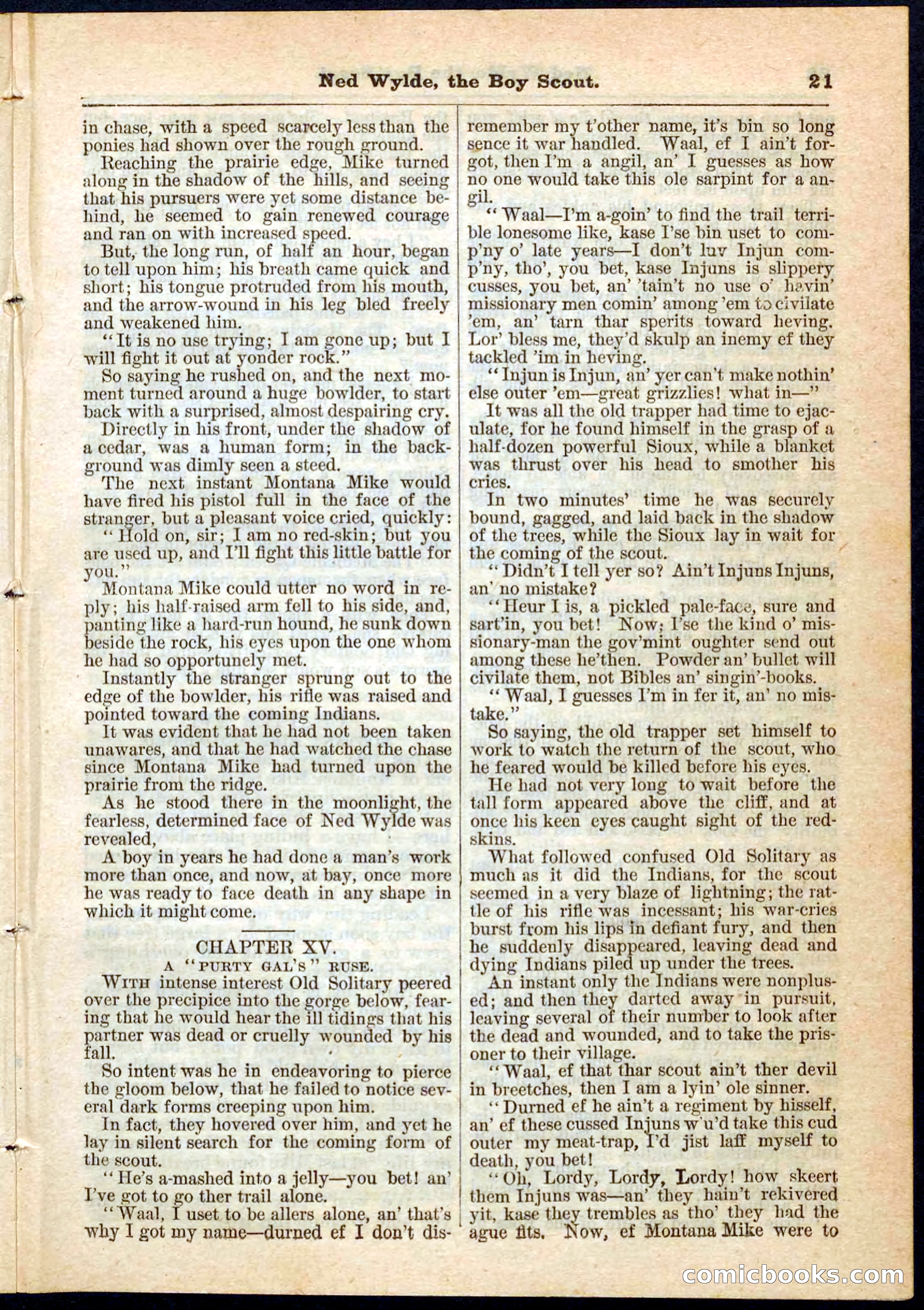 Beadle's Pocket Library No. 9 — page 21 of 32