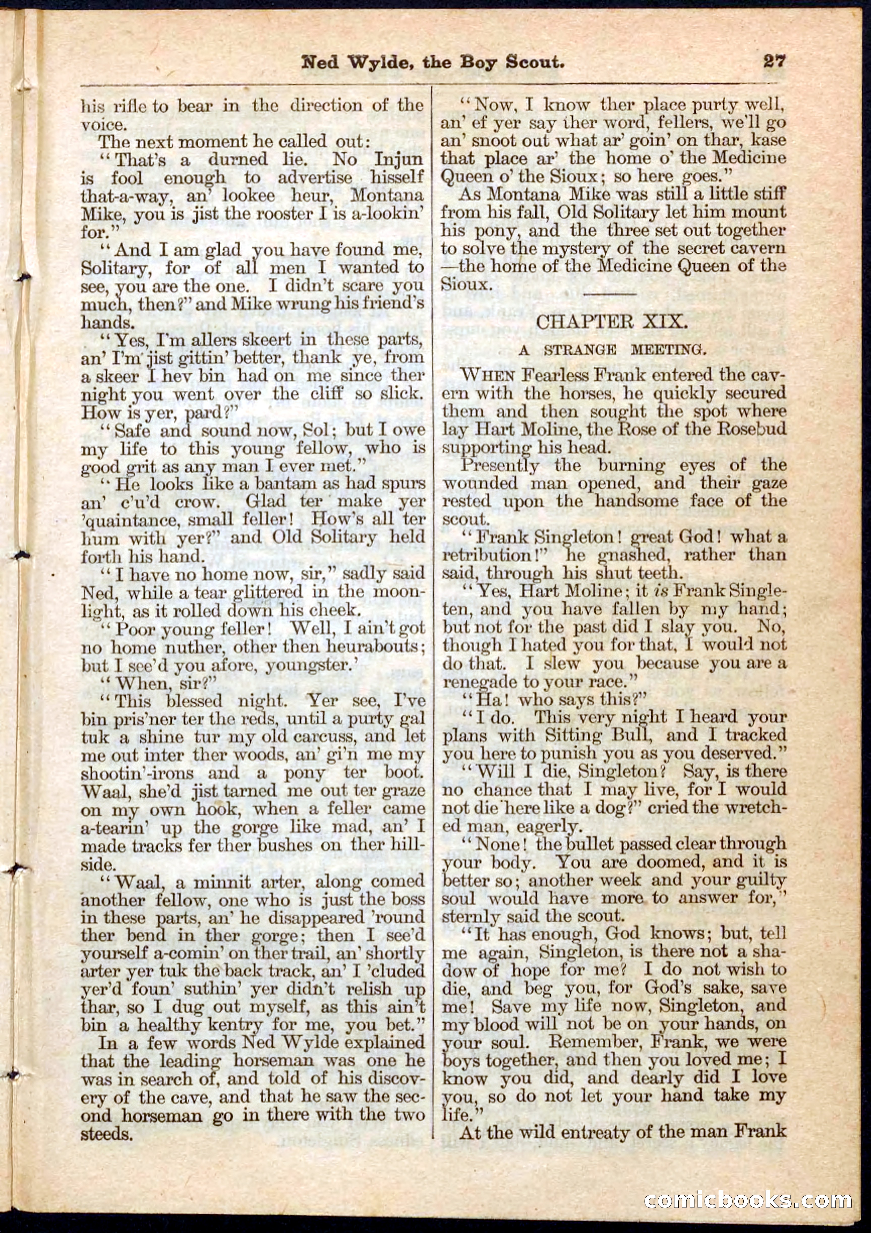 Beadle's Pocket Library No. 9 — page 27 of 32