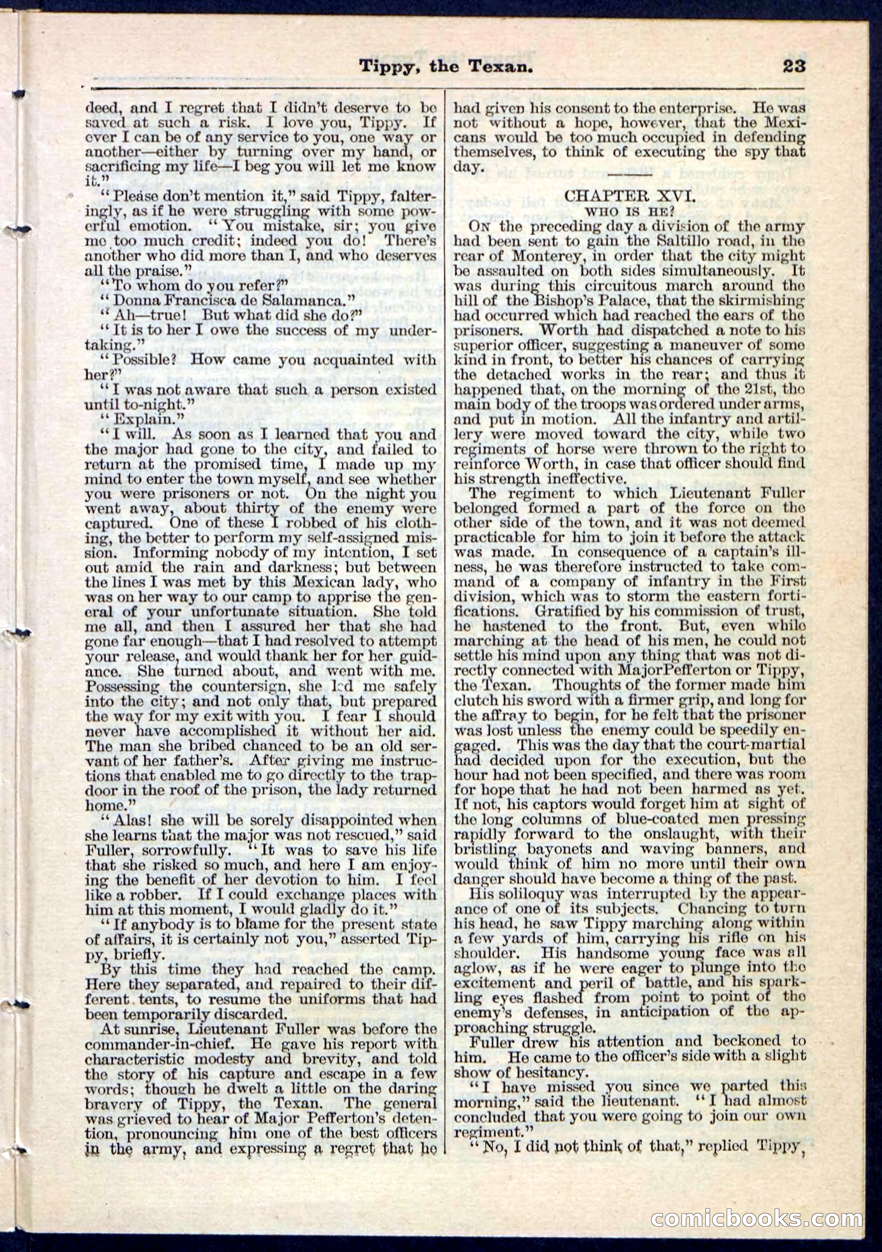 Beadle's Pocket Library No. 90 — page 23 of 32