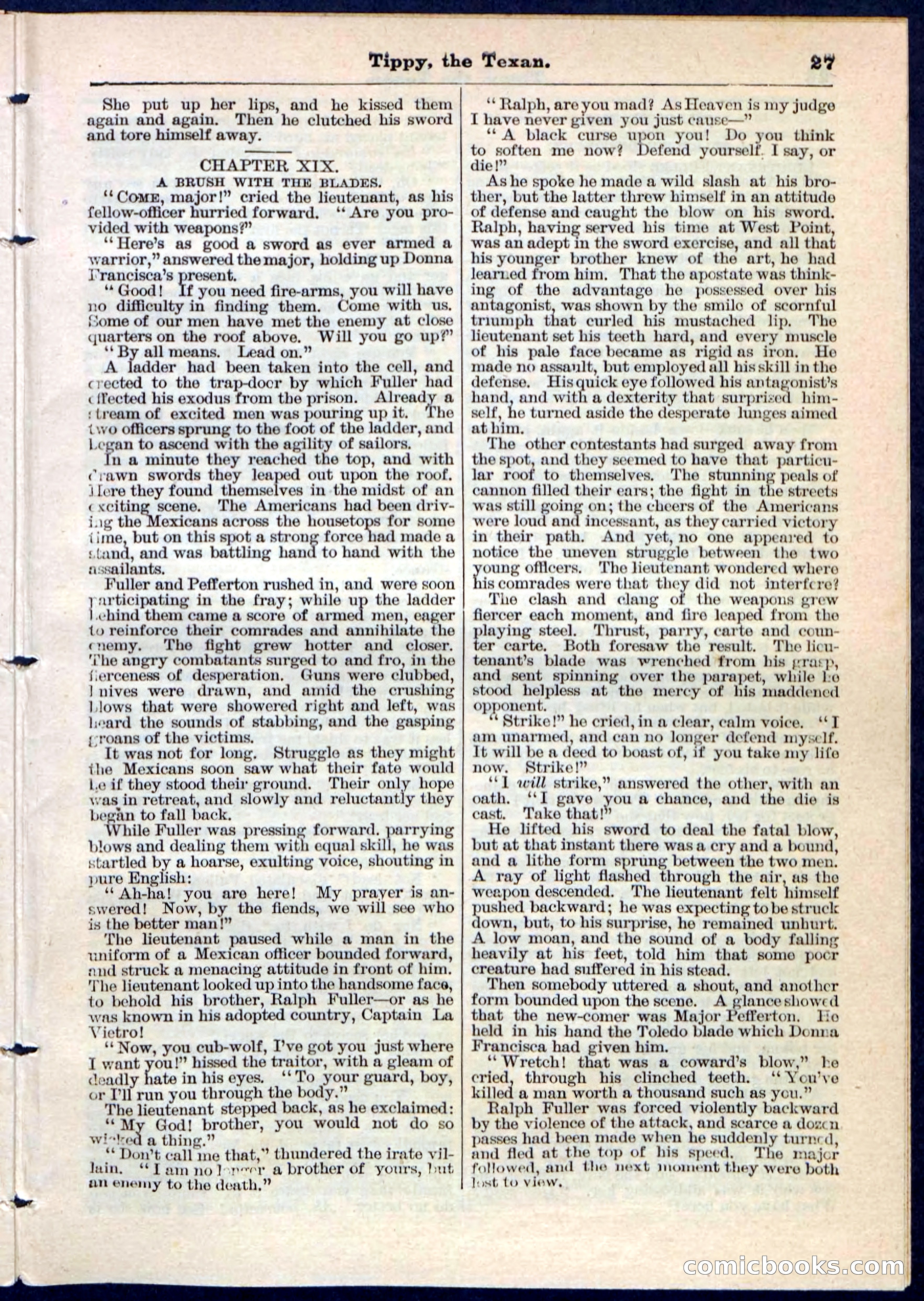 Beadle's Pocket Library No. 90 — page 27 of 32