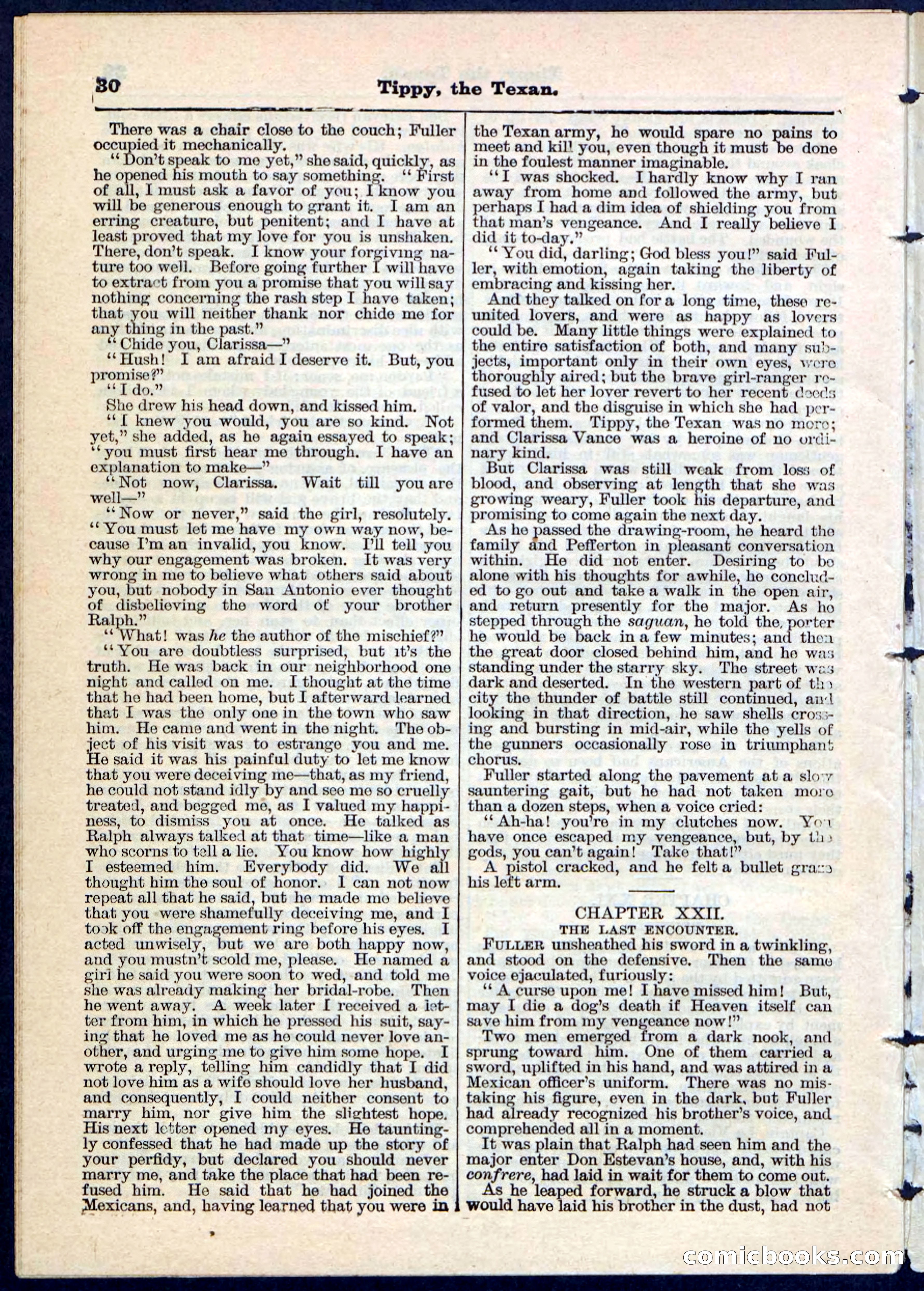 Beadle's Pocket Library No. 90 — page 30 of 32