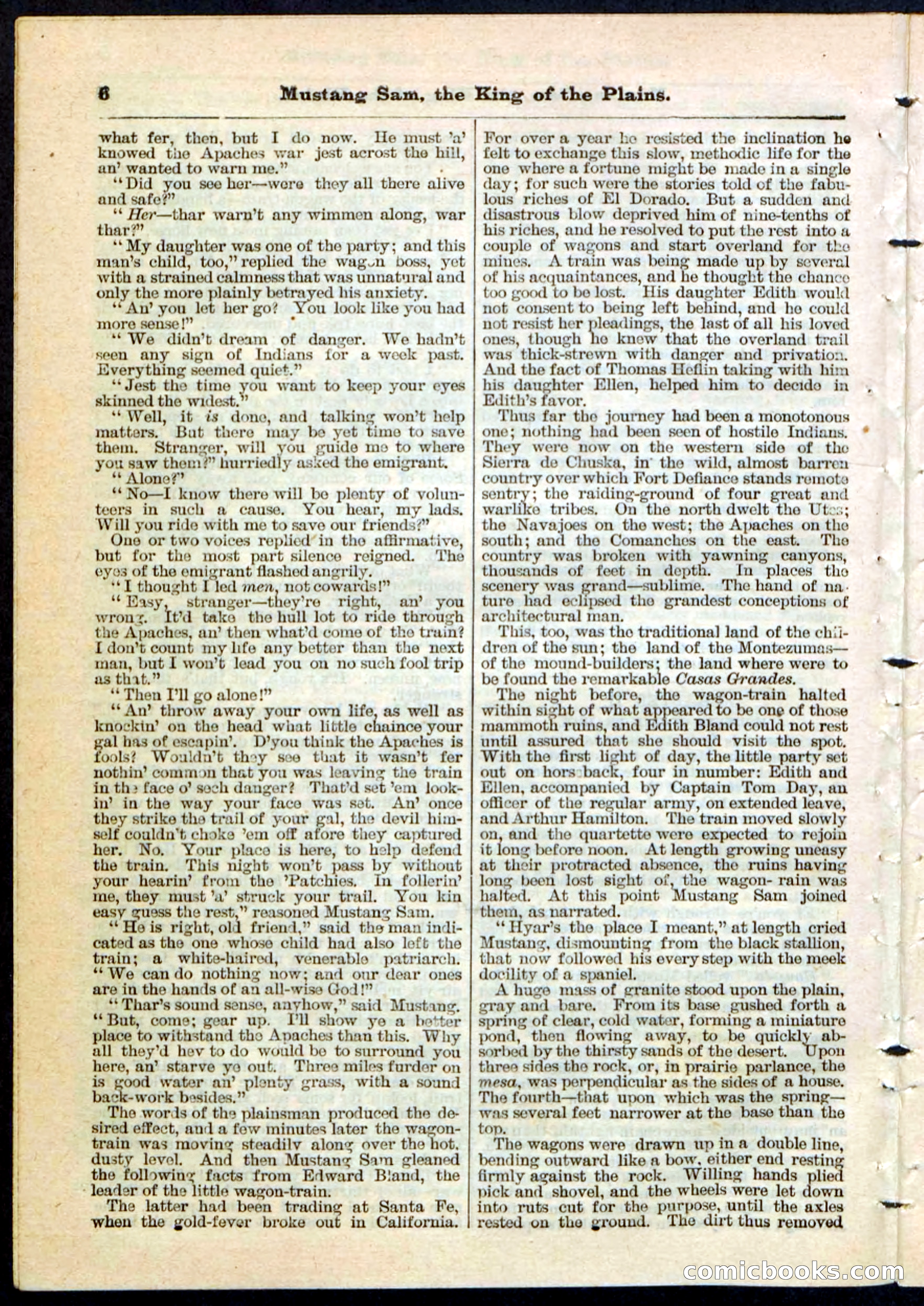 Beadle's Pocket Library No. 91 — page 6 of 32