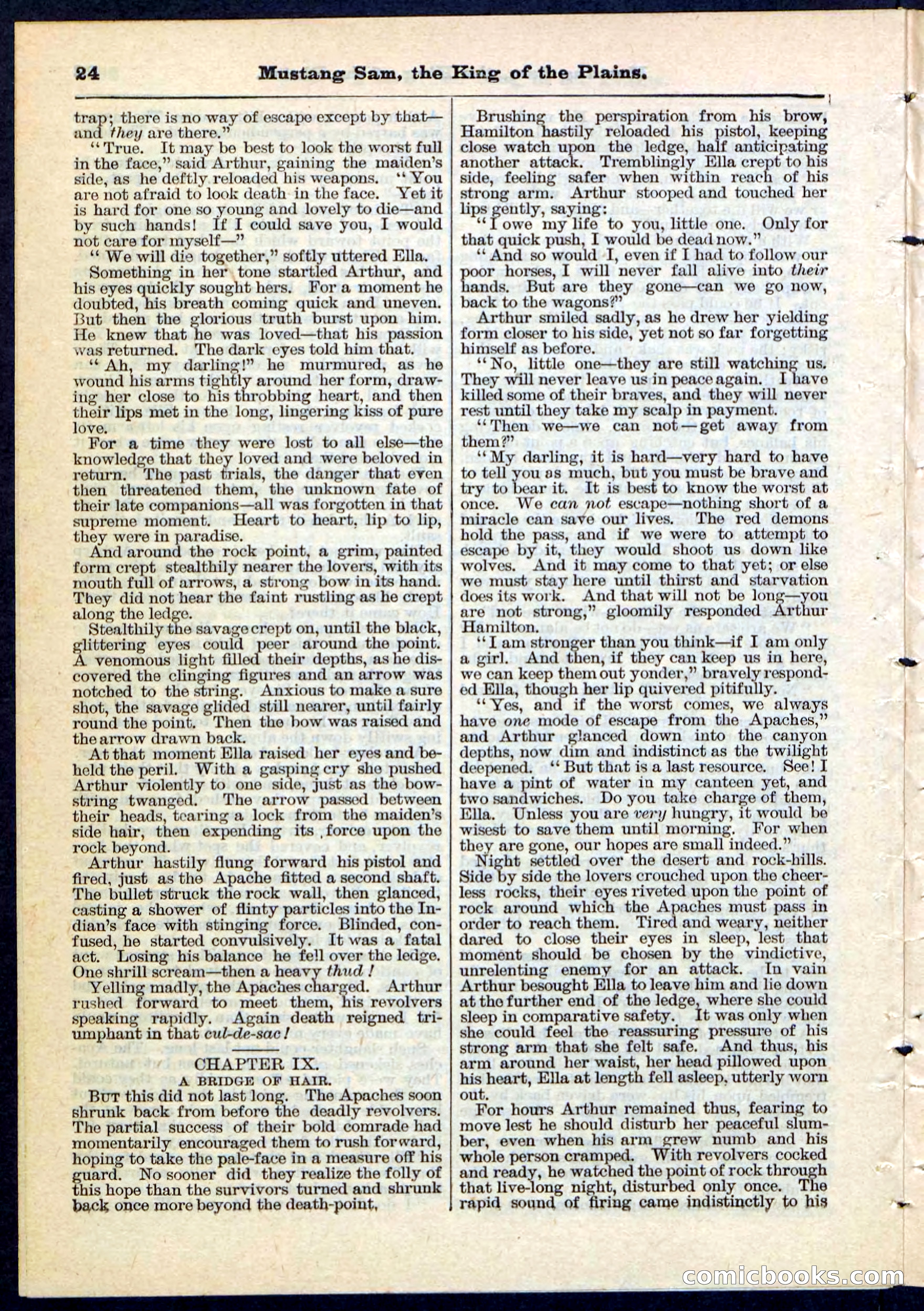 Beadle's Pocket Library No. 91 — page 24 of 32