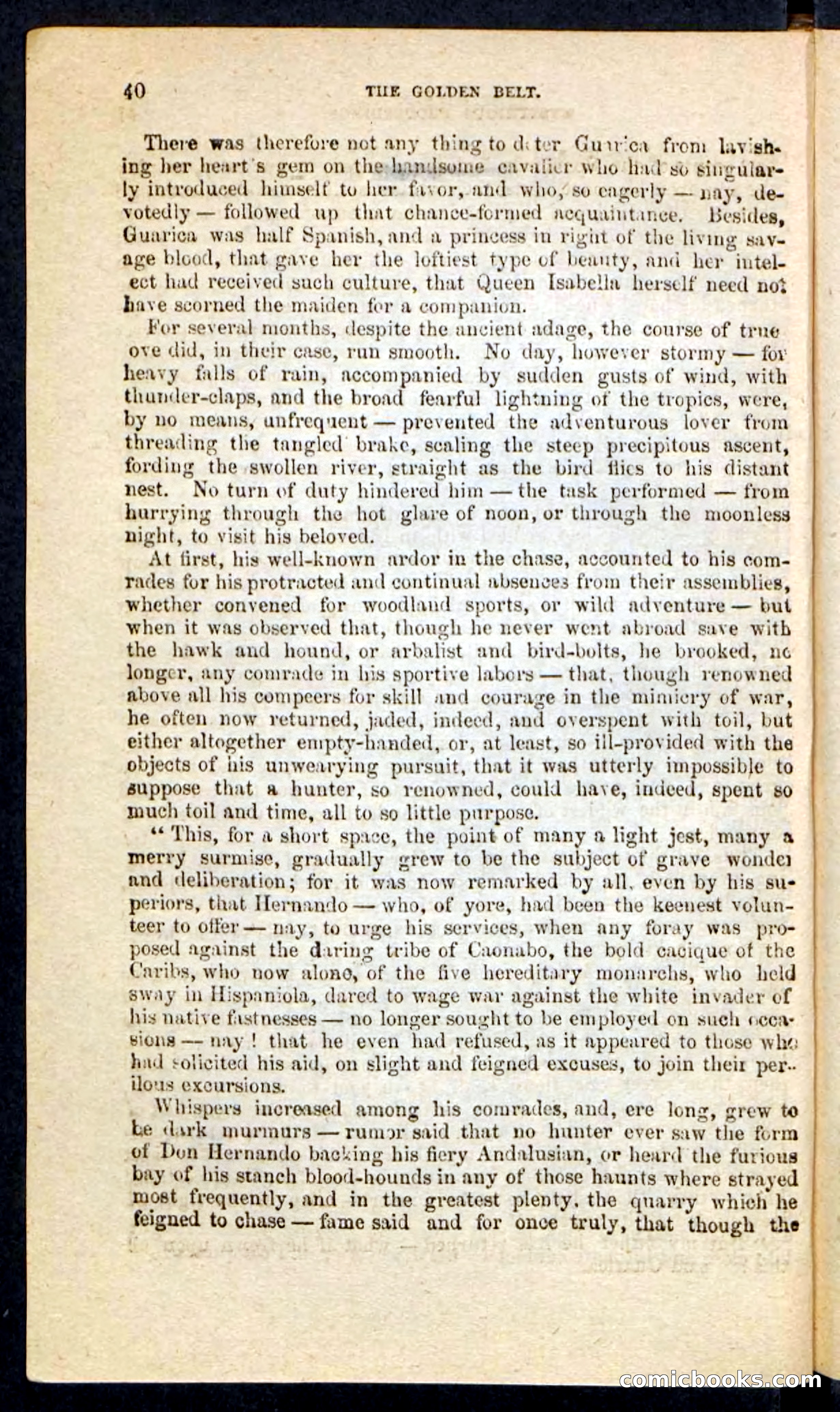 Beadle's Pocket Novels No. 230: The Golden Belt — page 36 of 100