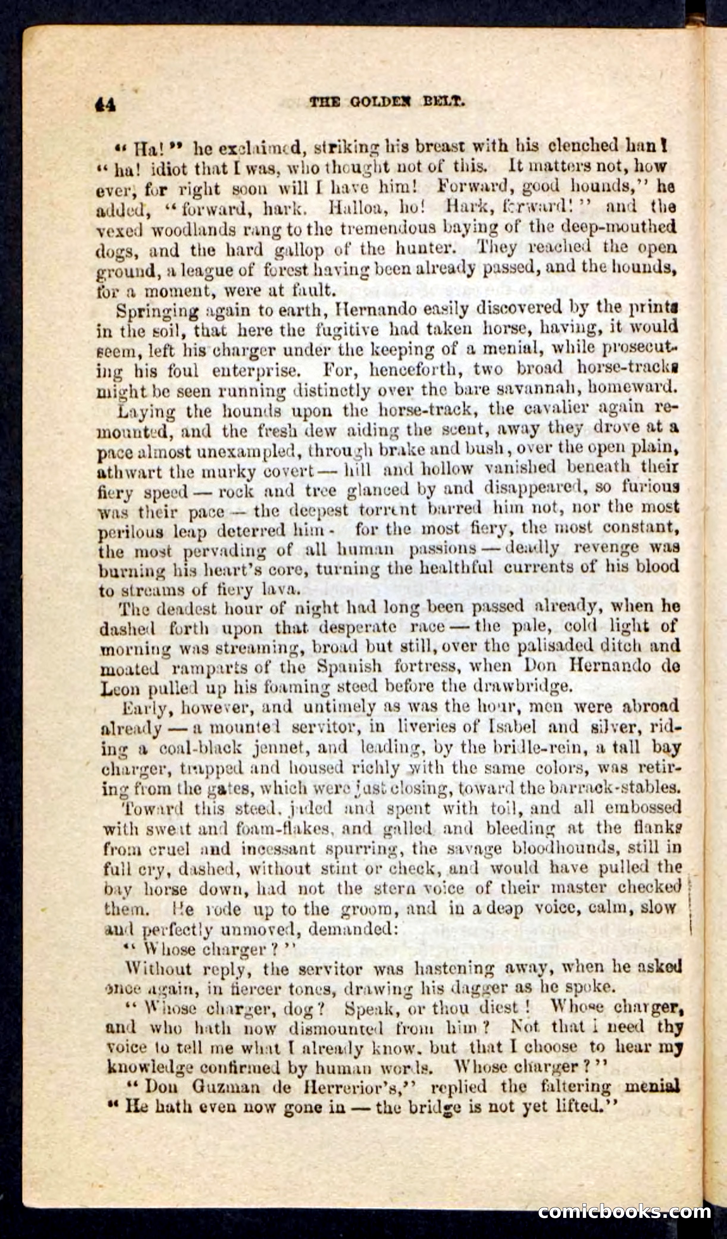 Beadle's Pocket Novels No. 230: The Golden Belt — page 40 of 100