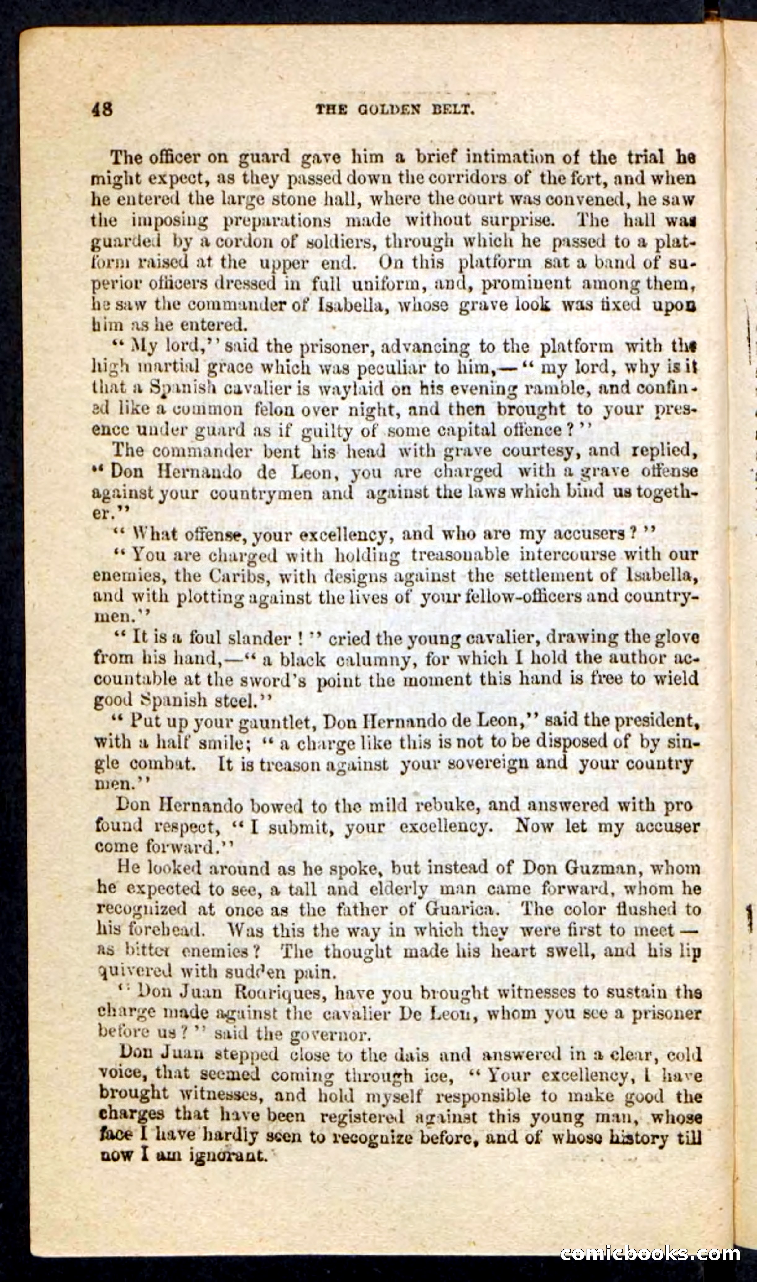 Beadle's Pocket Novels No. 230: The Golden Belt — page 44 of 100