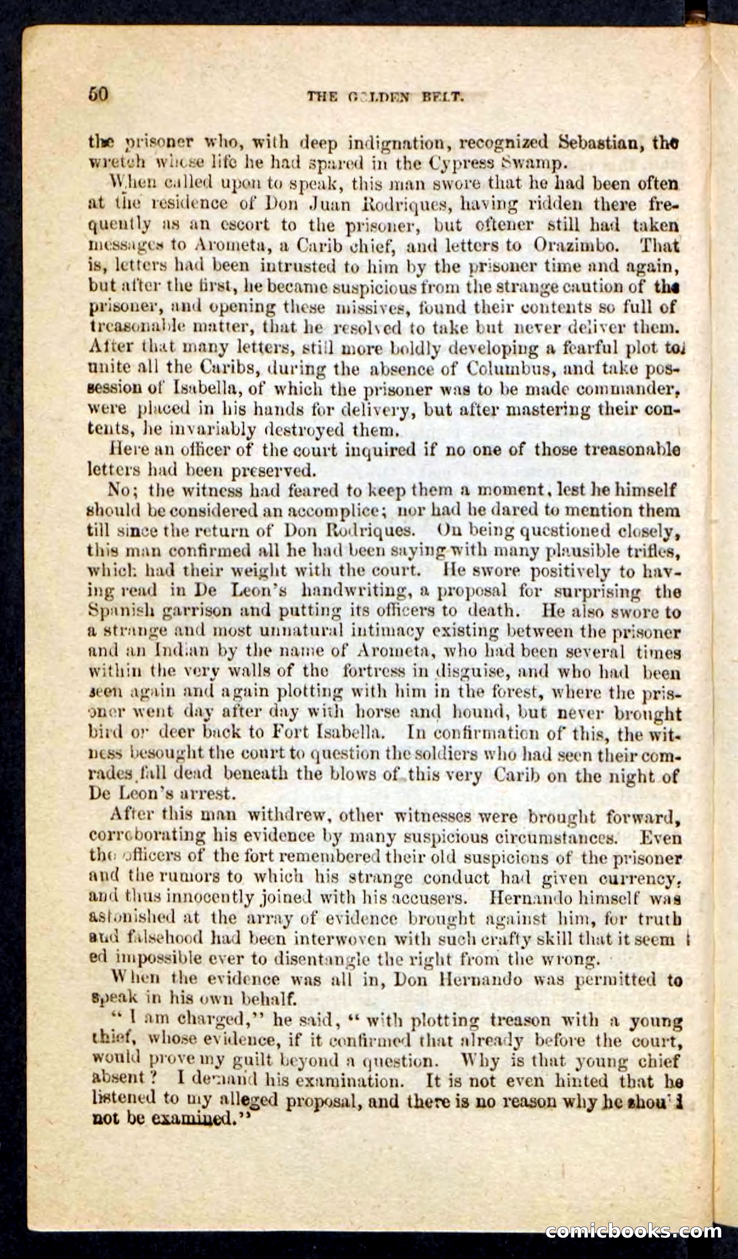 Beadle's Pocket Novels No. 230: The Golden Belt — page 46 of 100