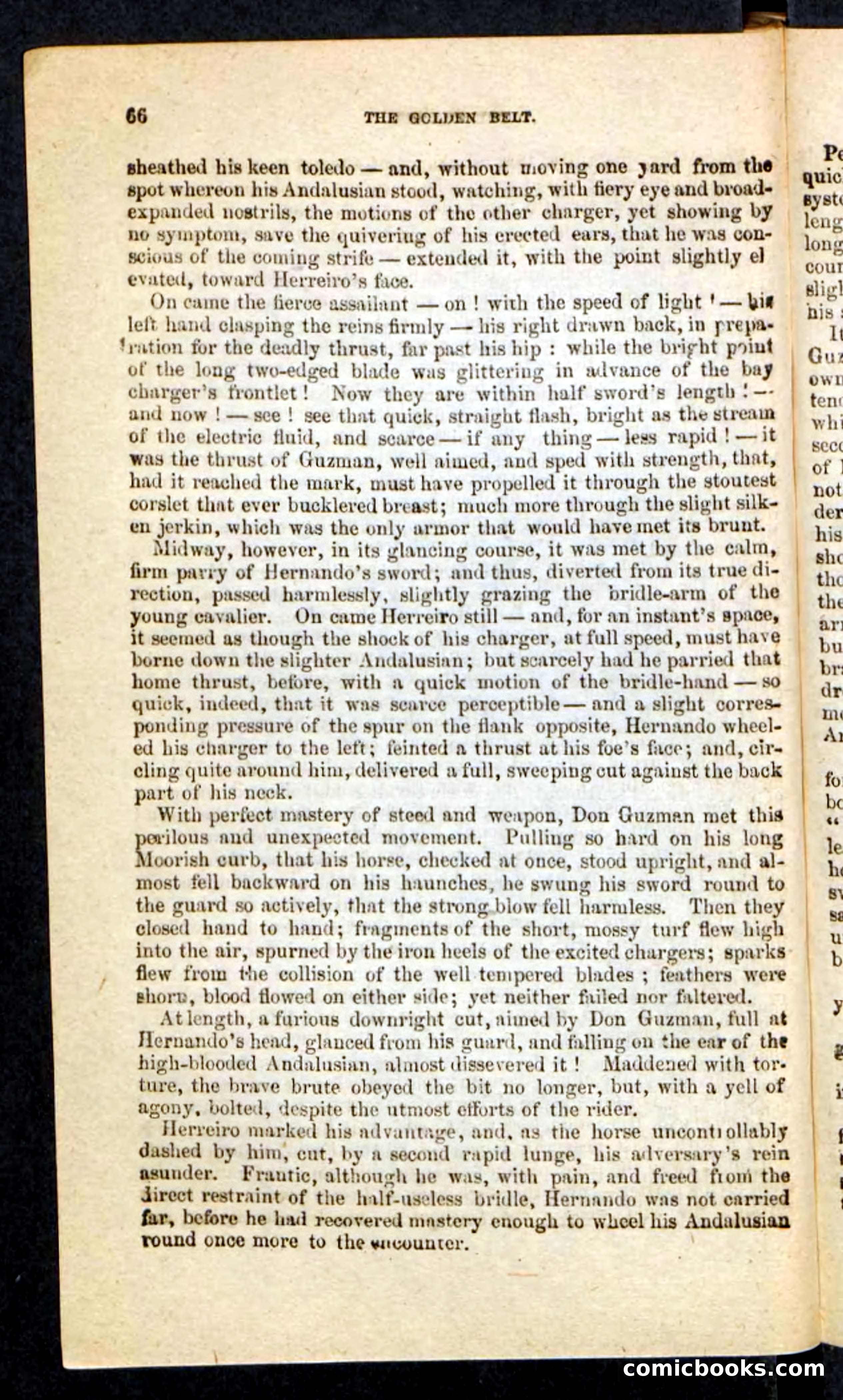 Beadle's Pocket Novels No. 230: The Golden Belt — page 62 of 100