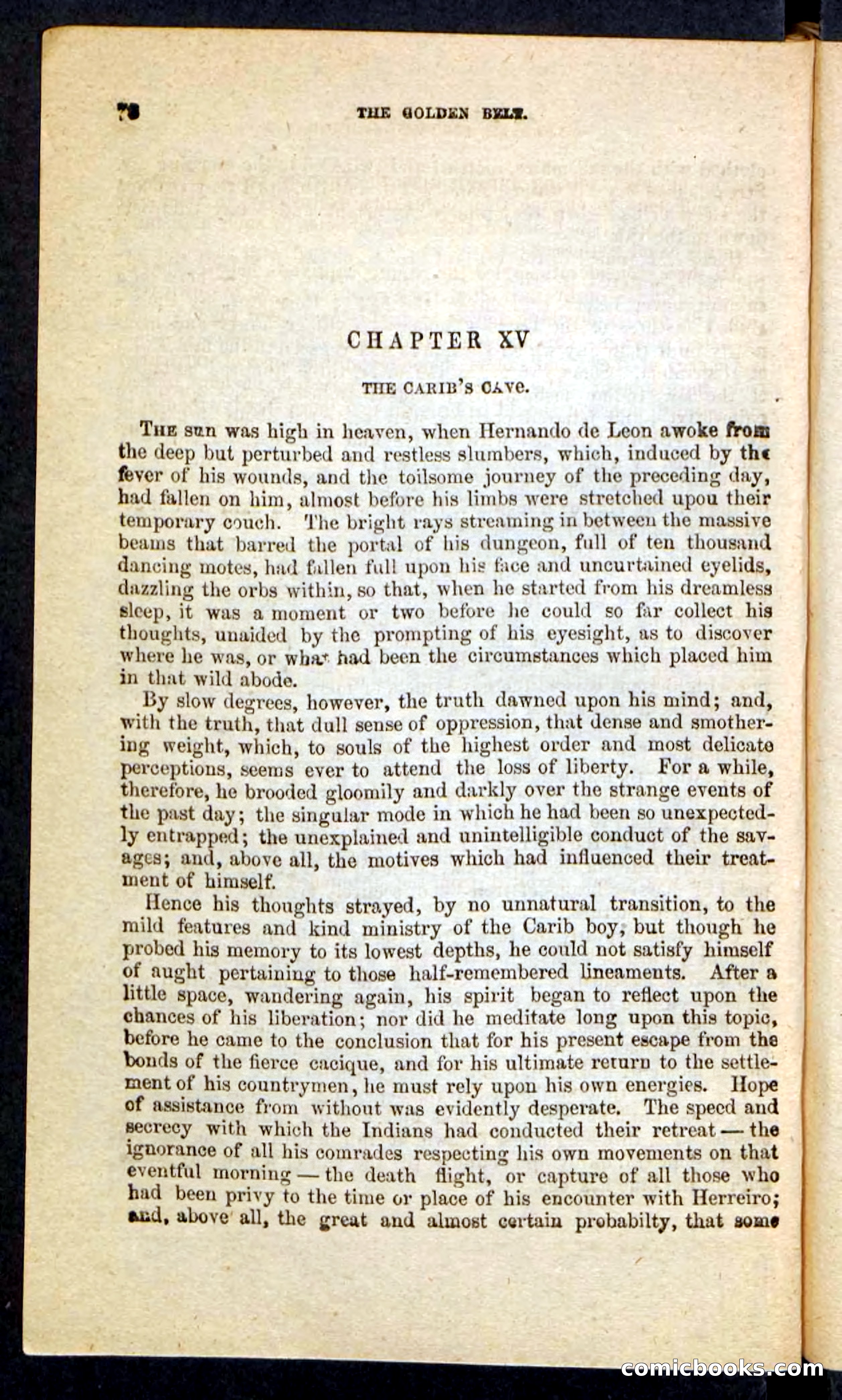 Beadle's Pocket Novels No. 230: The Golden Belt — page 74 of 100