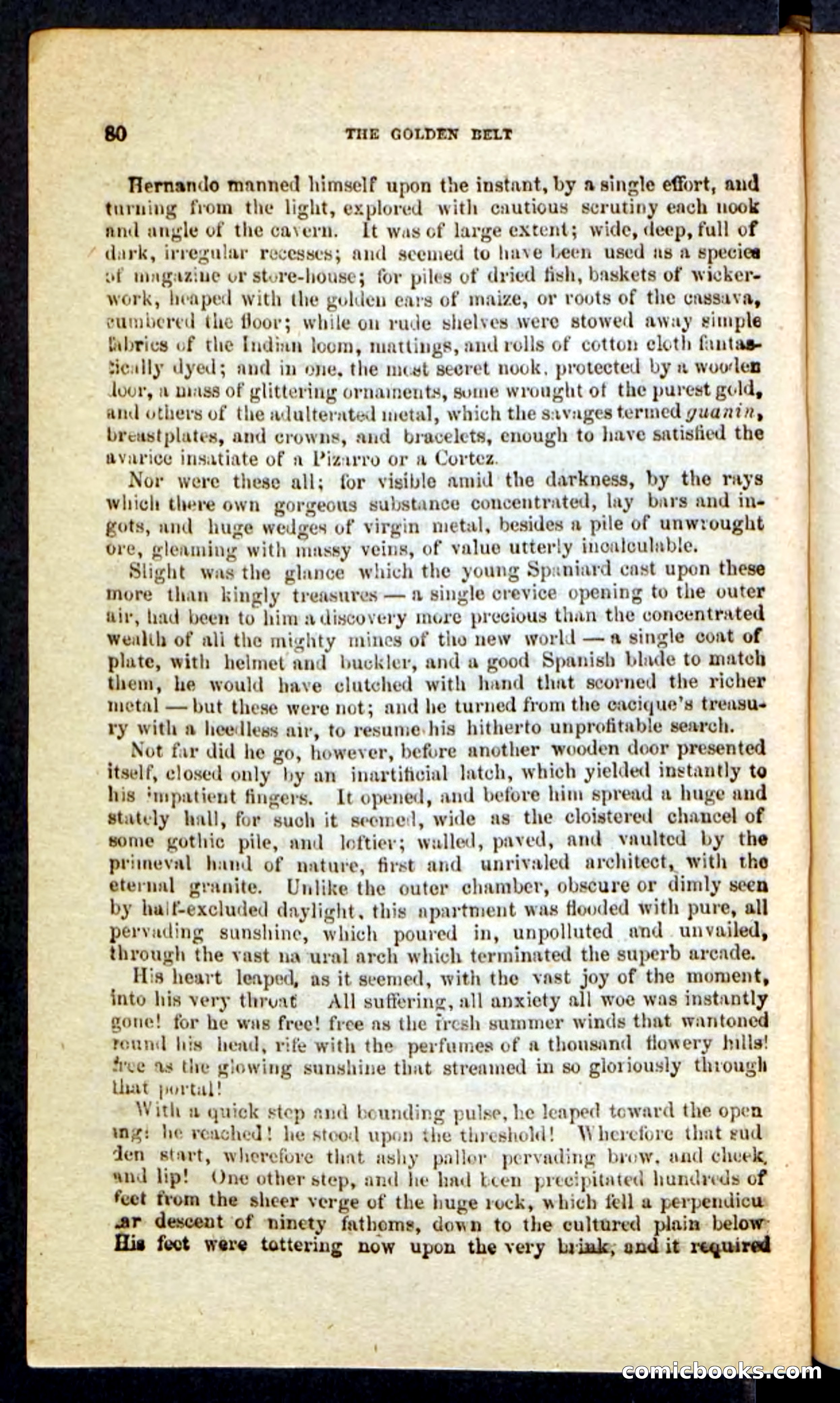 Beadle's Pocket Novels No. 230: The Golden Belt — page 76 of 100
