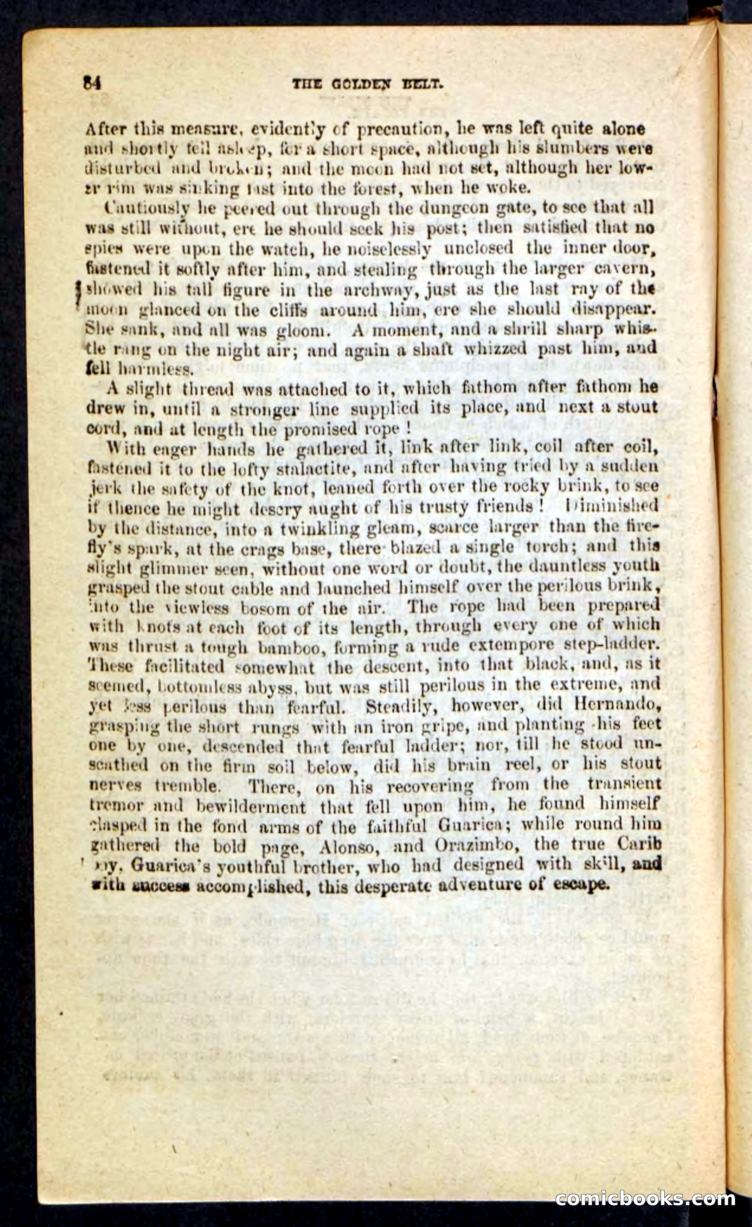 Beadle's Pocket Novels No. 230: The Golden Belt — page 80 of 100