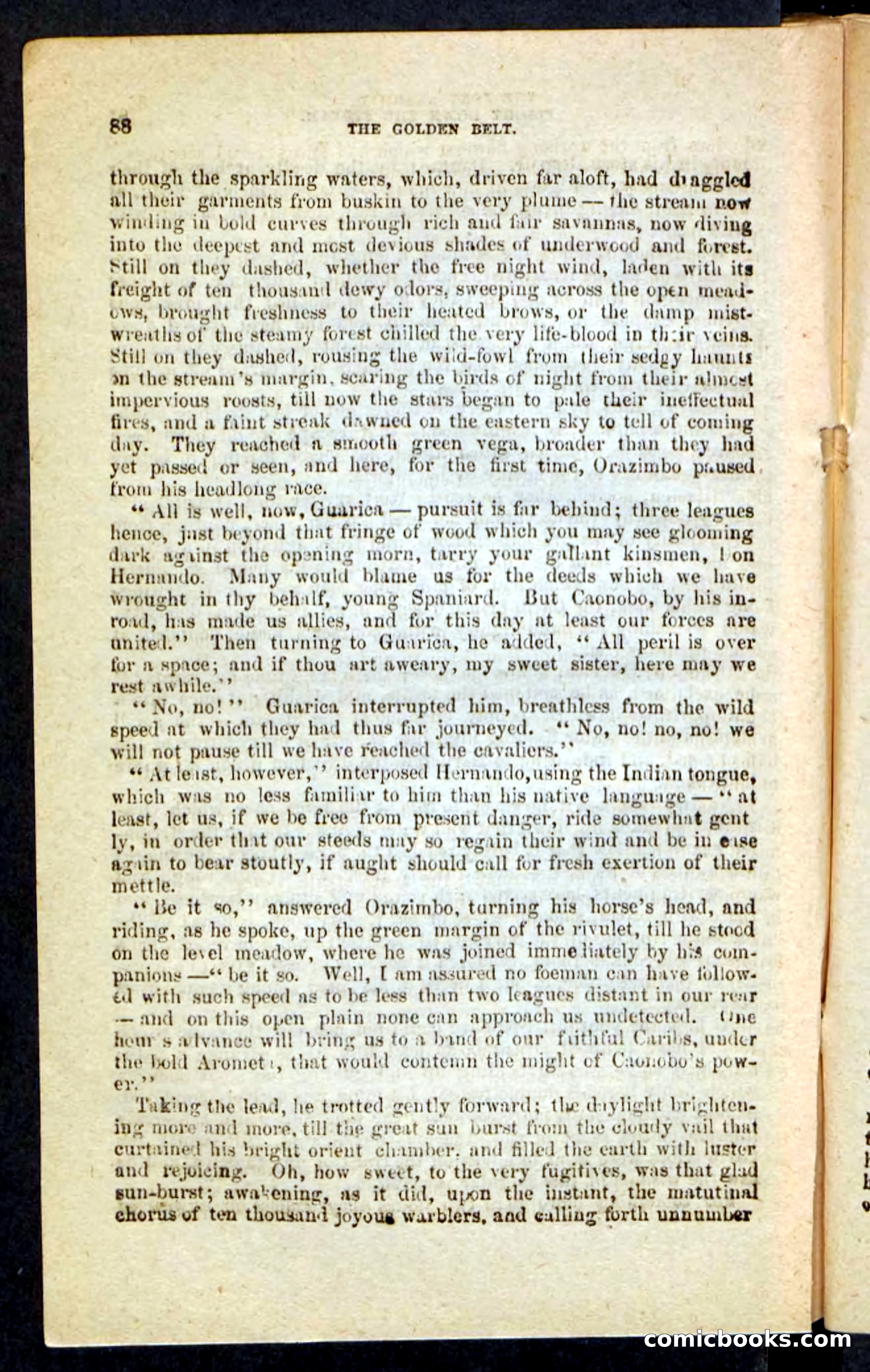Beadle's Pocket Novels No. 230: The Golden Belt — page 84 of 100