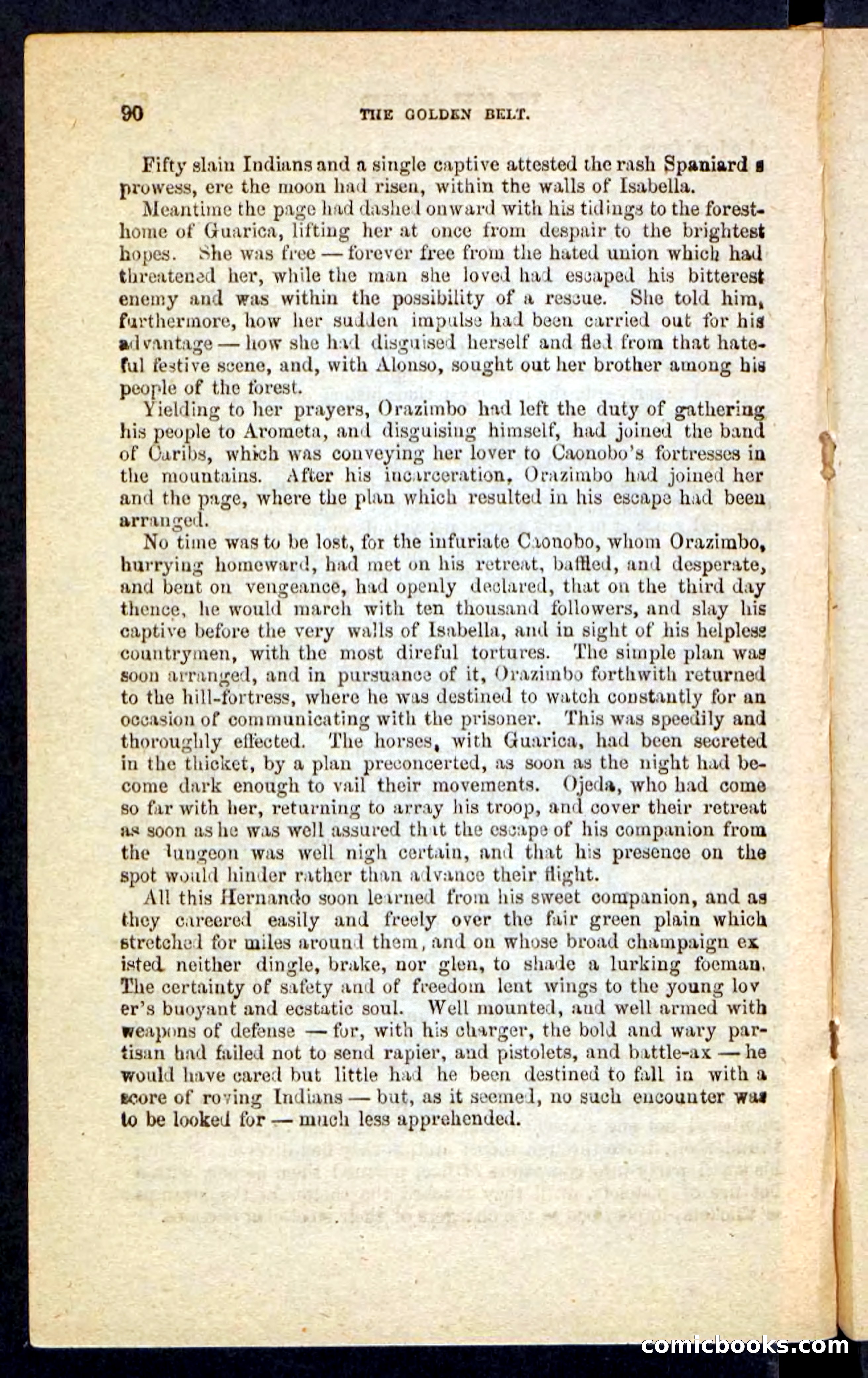 Beadle's Pocket Novels No. 230: The Golden Belt — page 86 of 100