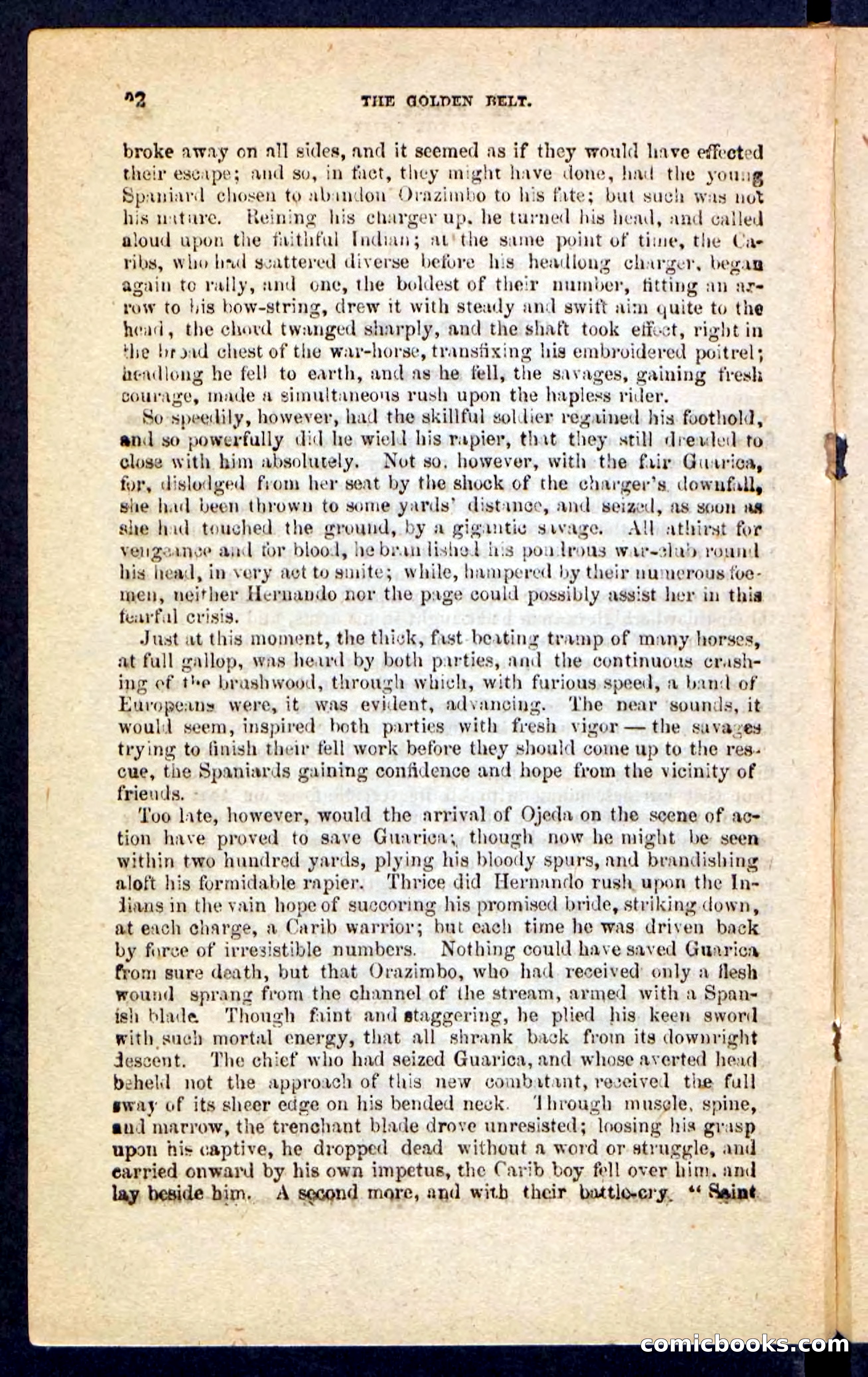 Beadle's Pocket Novels No. 230: The Golden Belt — page 88 of 100