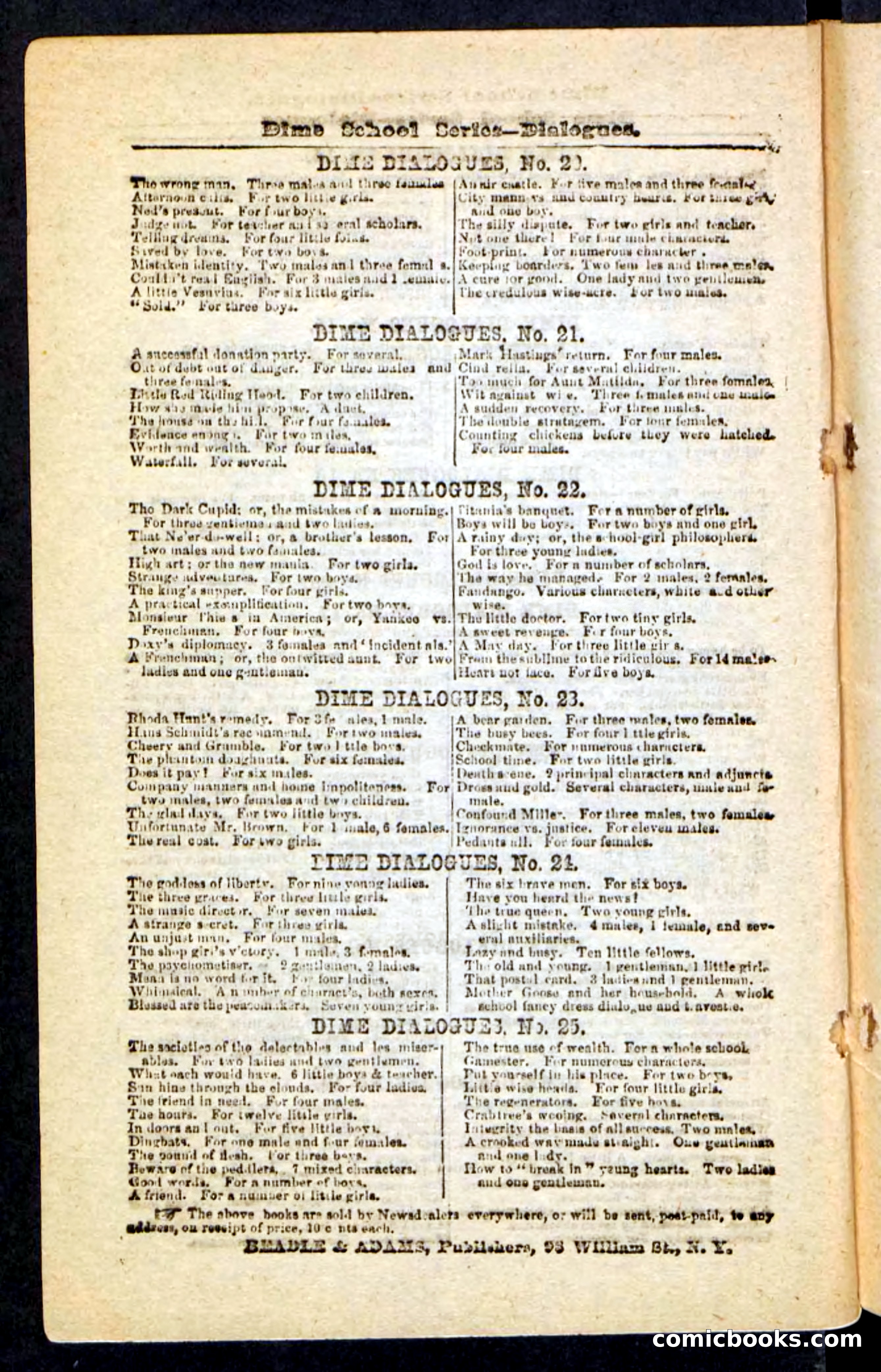 Beadle's Pocket Novels No. 230: The Golden Belt — page 96 of 100